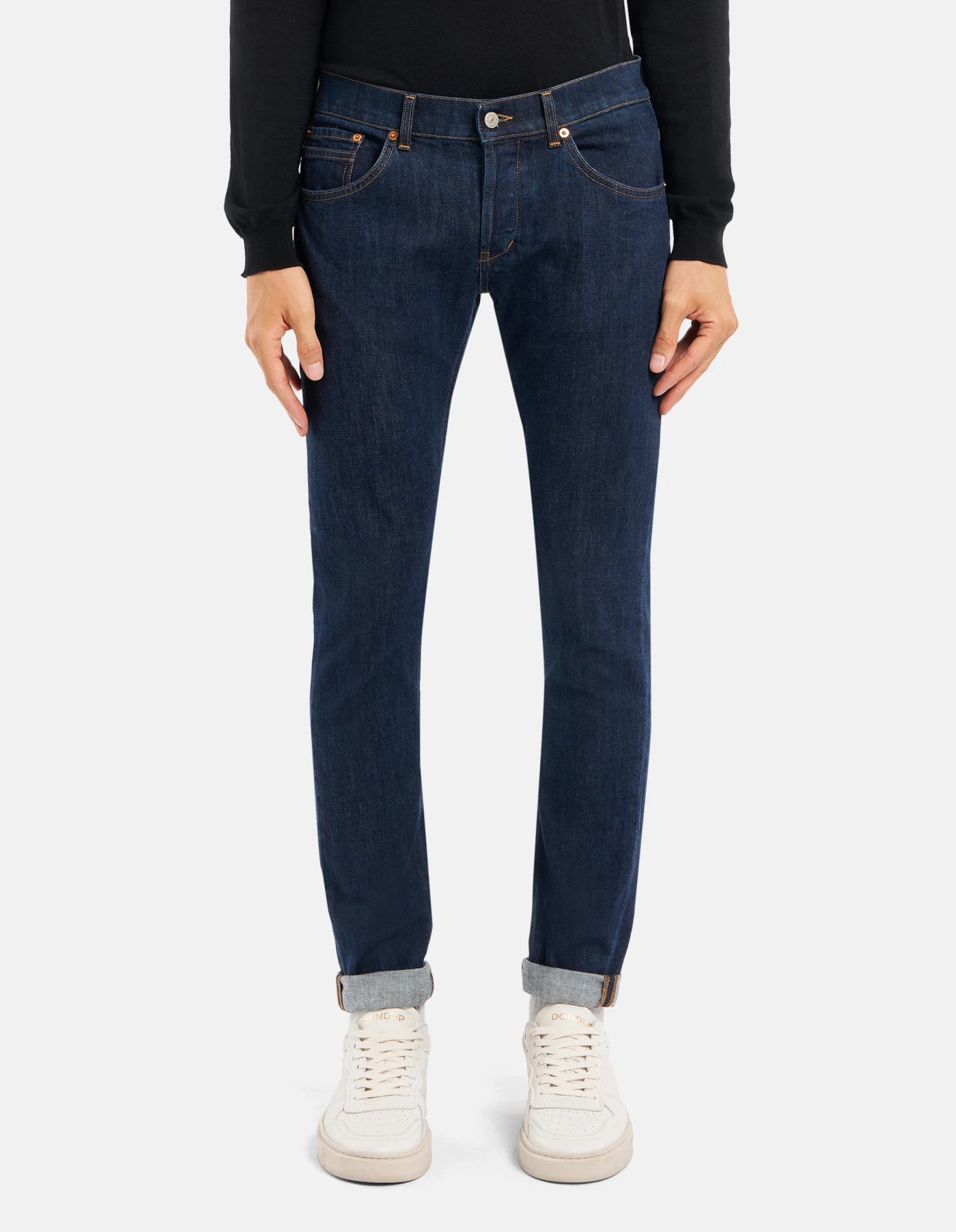 Jeans Icon Regular In Denim Stretch Don Dup
