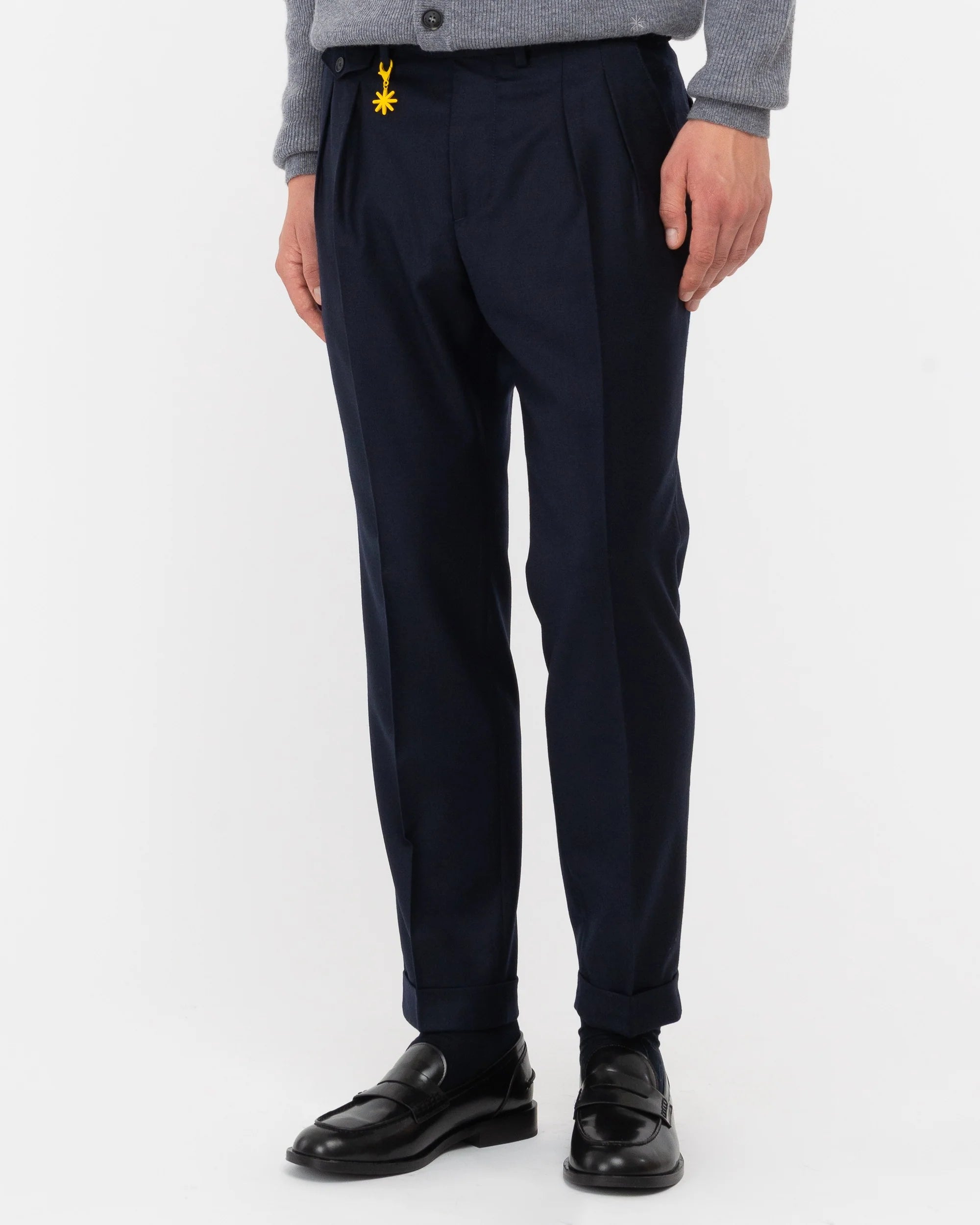 Pantalone Doppia Pinces Con Bustino