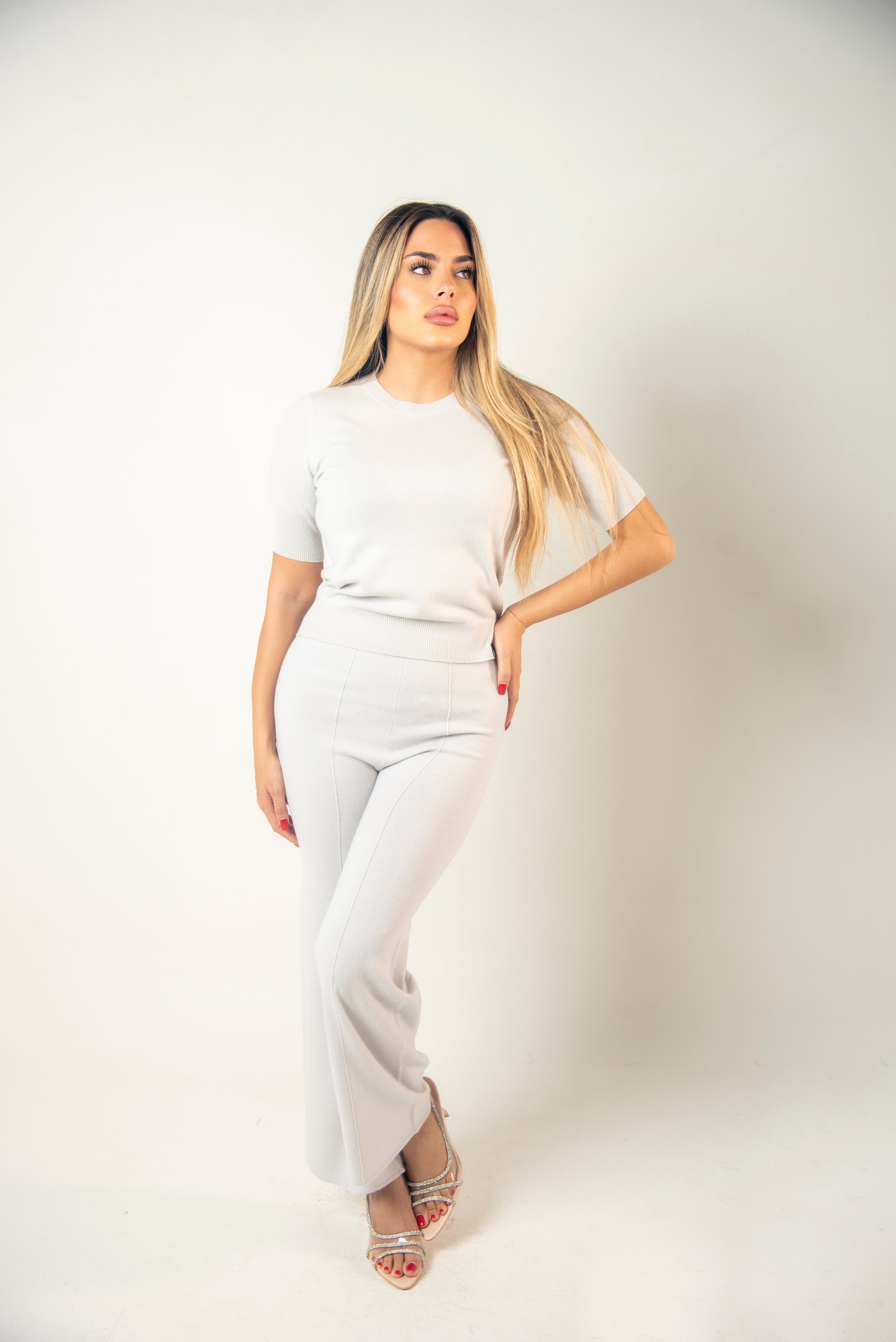 Pantaloni in Maglia Palazzo