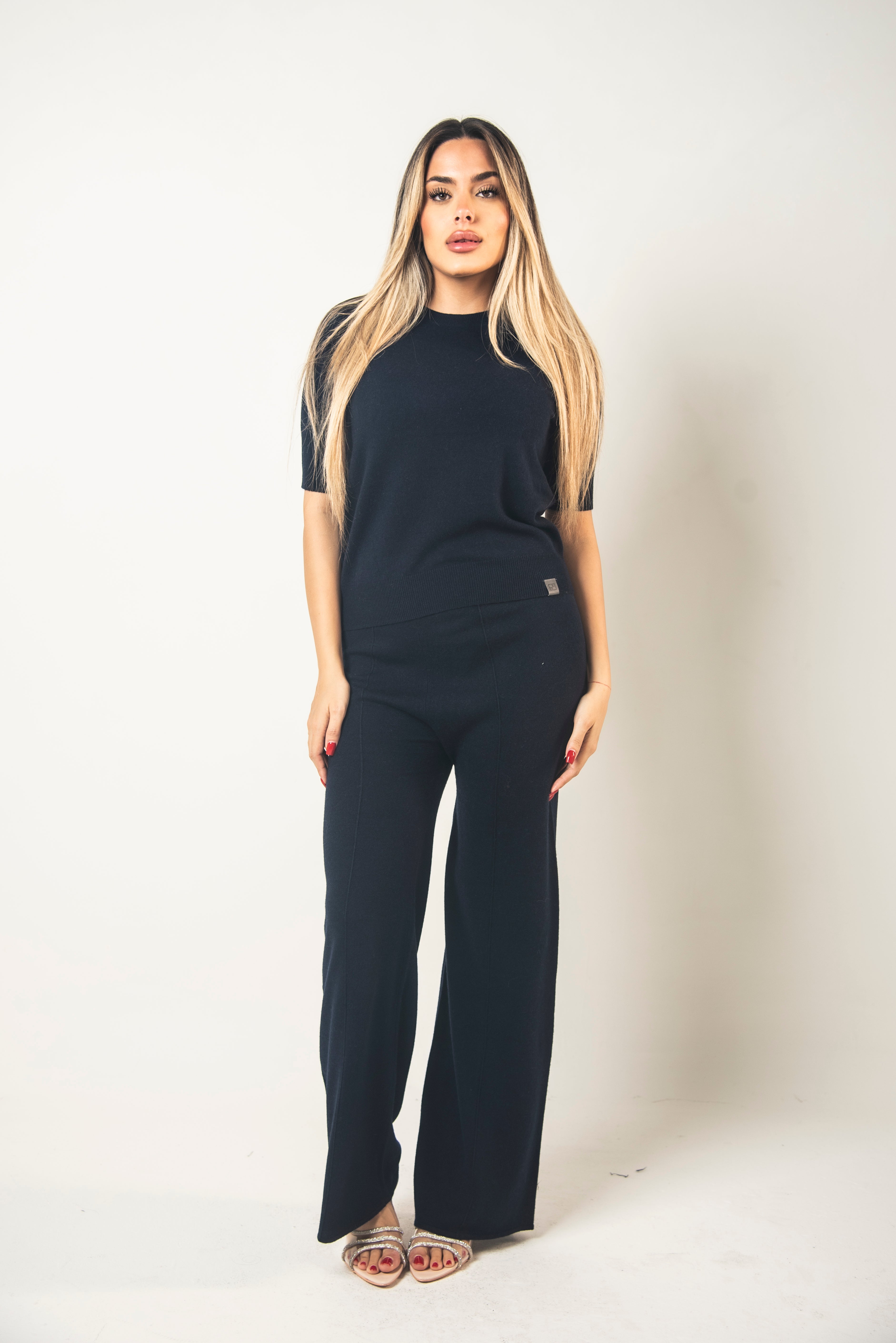 Pantaloni in Maglia Palazzo