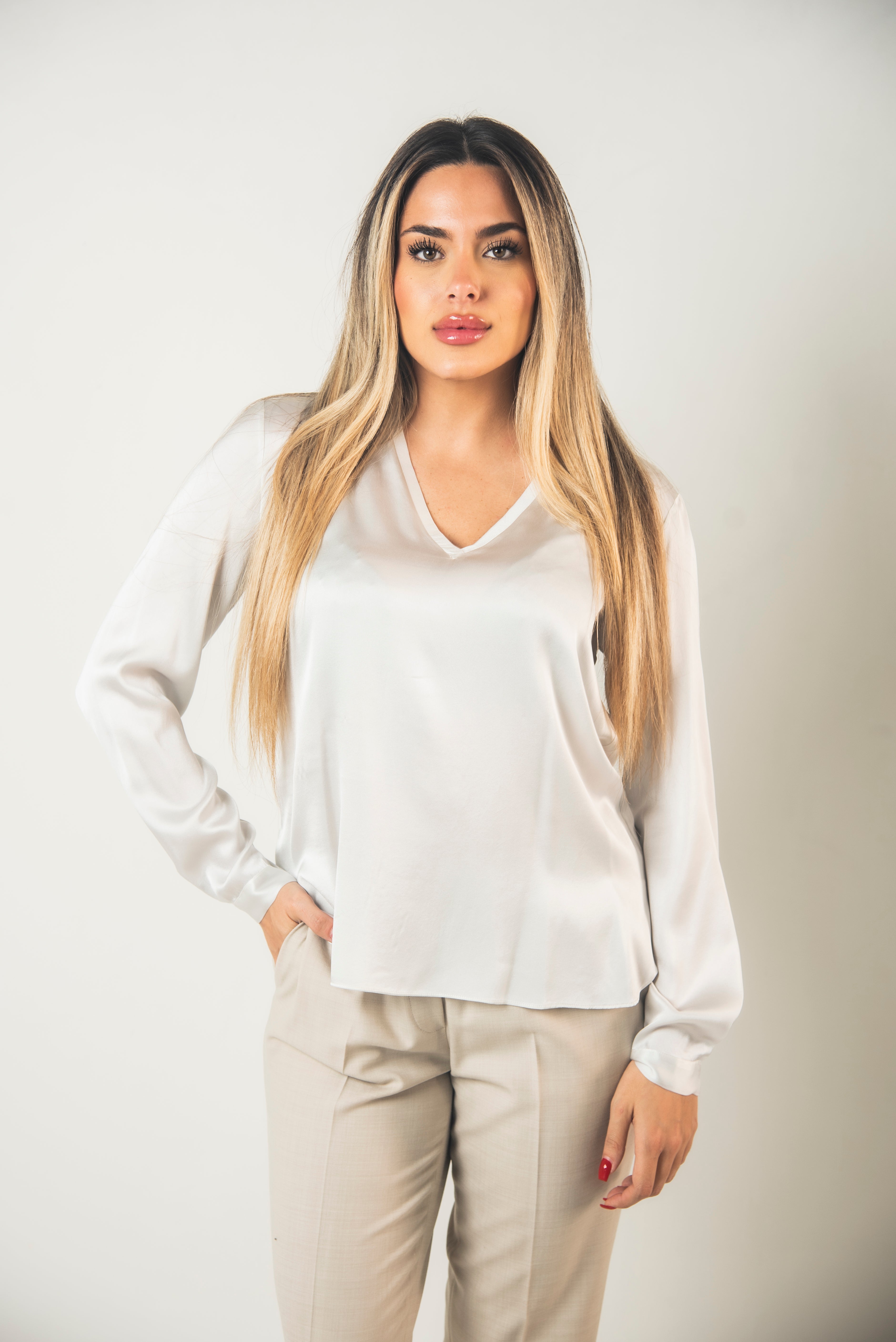 Pantalone Con Vita Elasticizzata