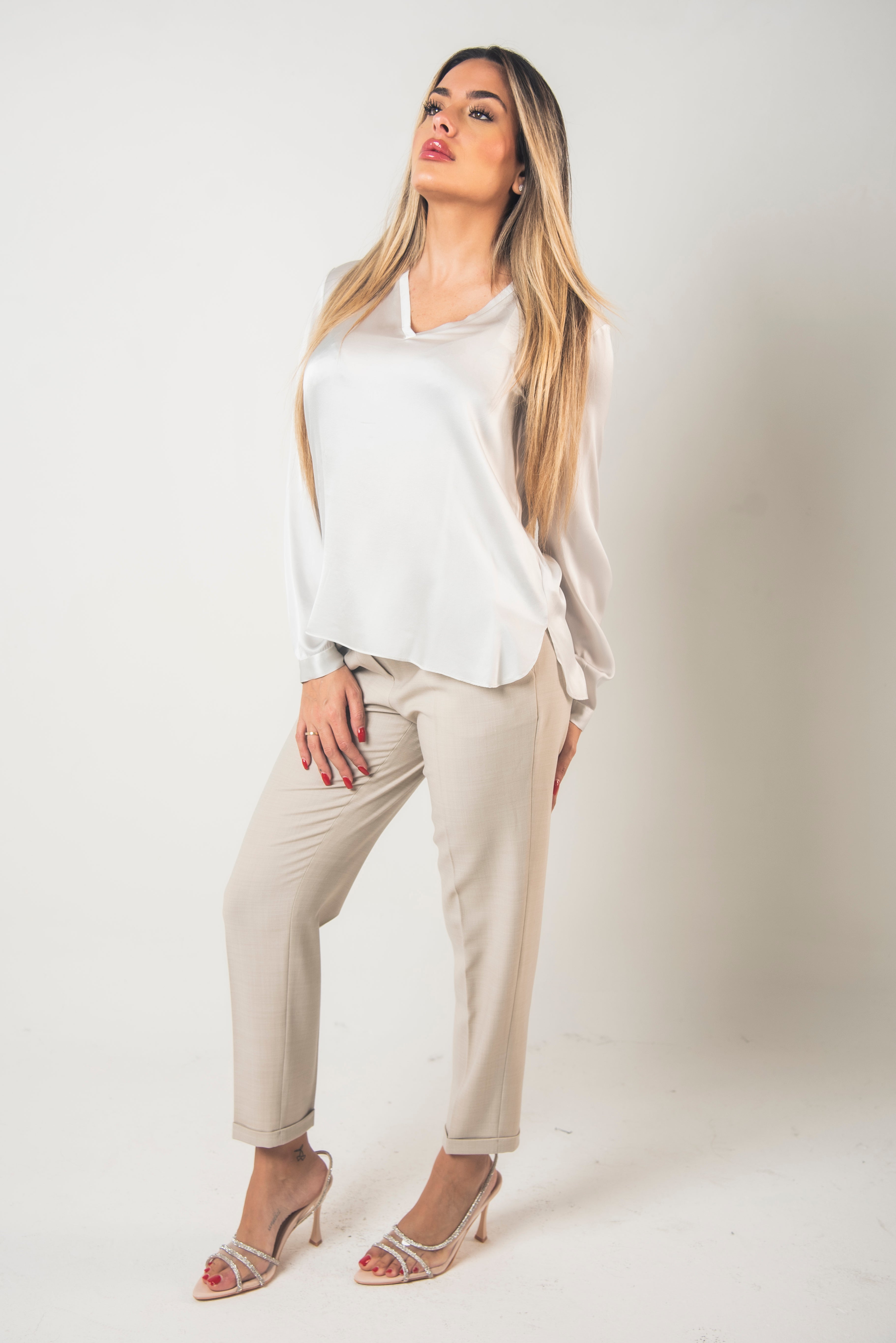 Pantalone Con Vita Elasticizzata