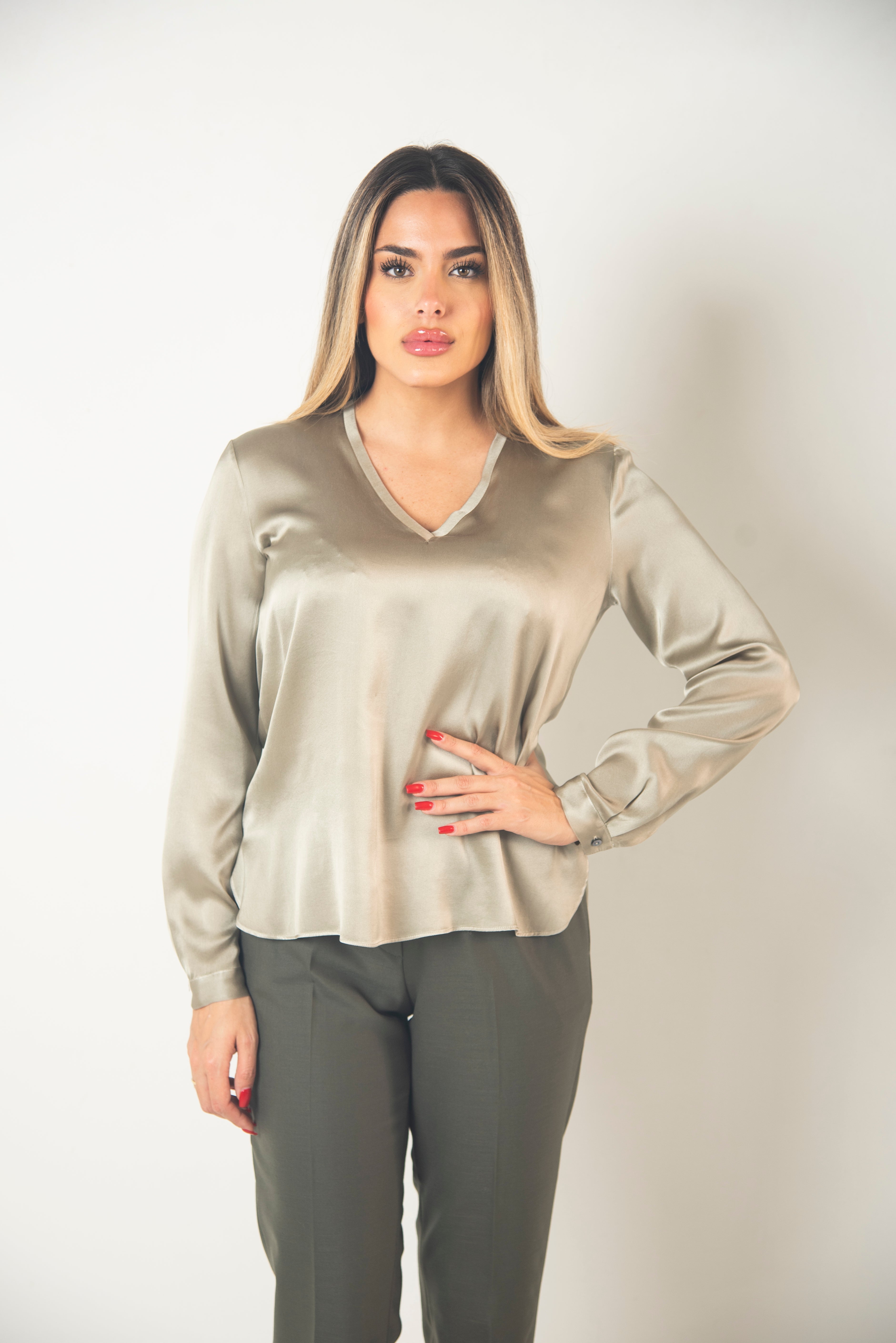 Pantalone Con Vita Elasticizzata