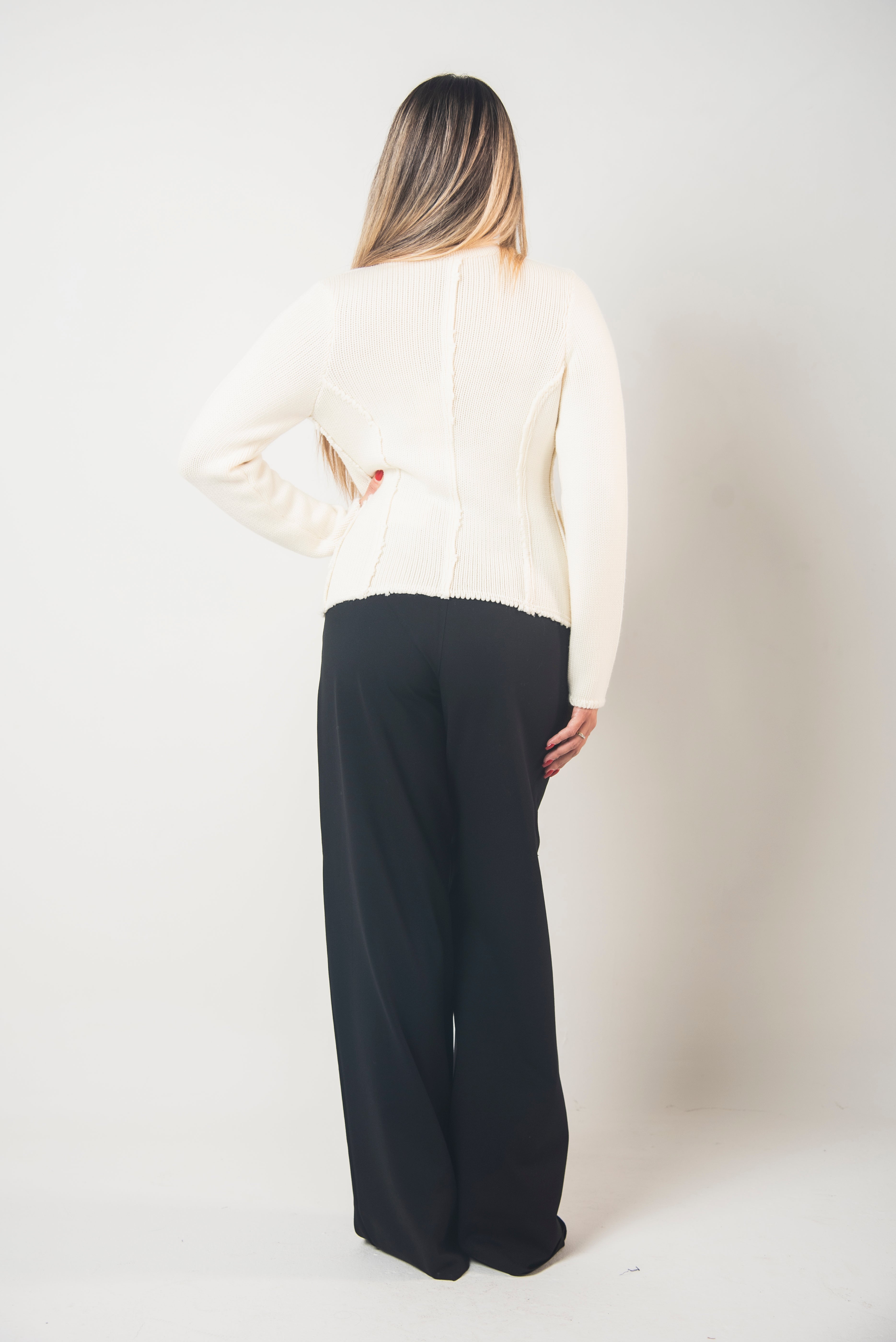 Giacca Blazer con Cardigan Integrato