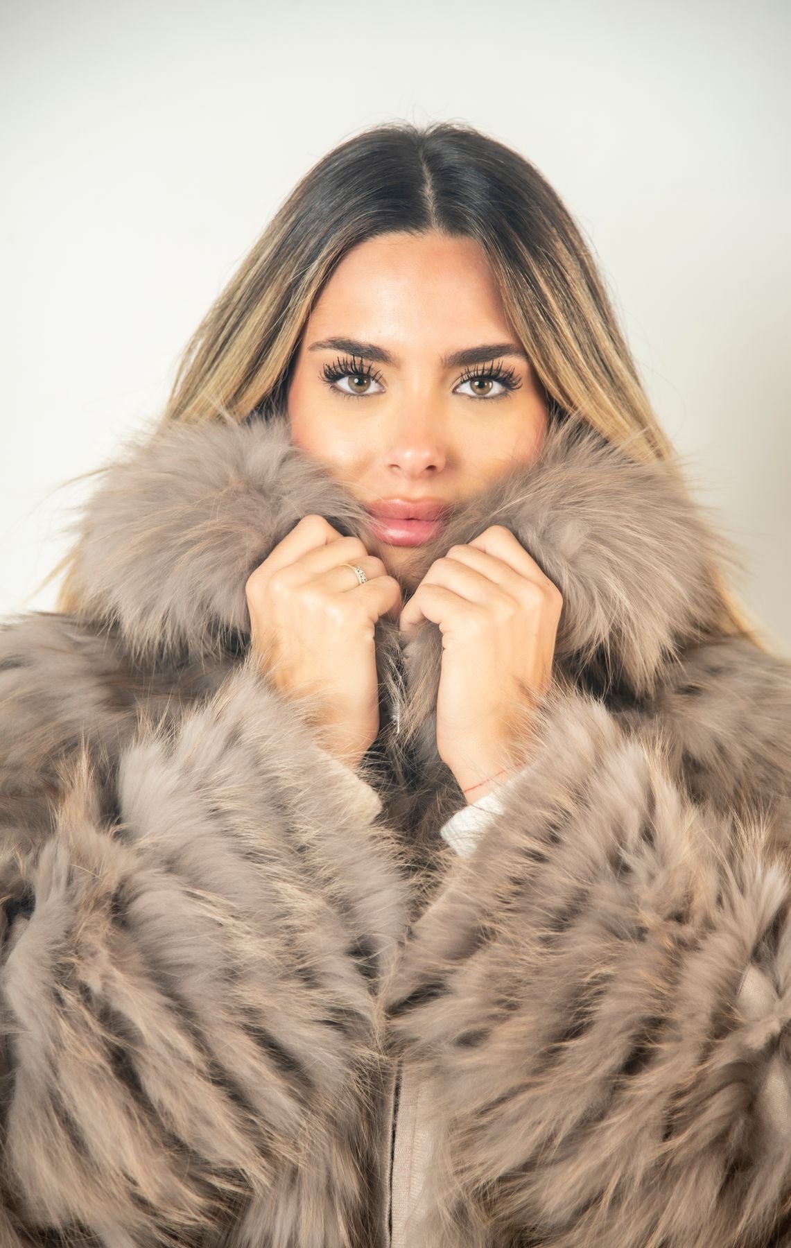 Pelliccia Reversibile Volpe-Lana