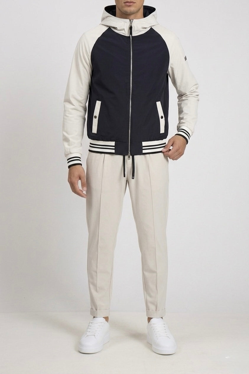 Pantalone Con Coulisse In Tessuto Tecnico Bielastico