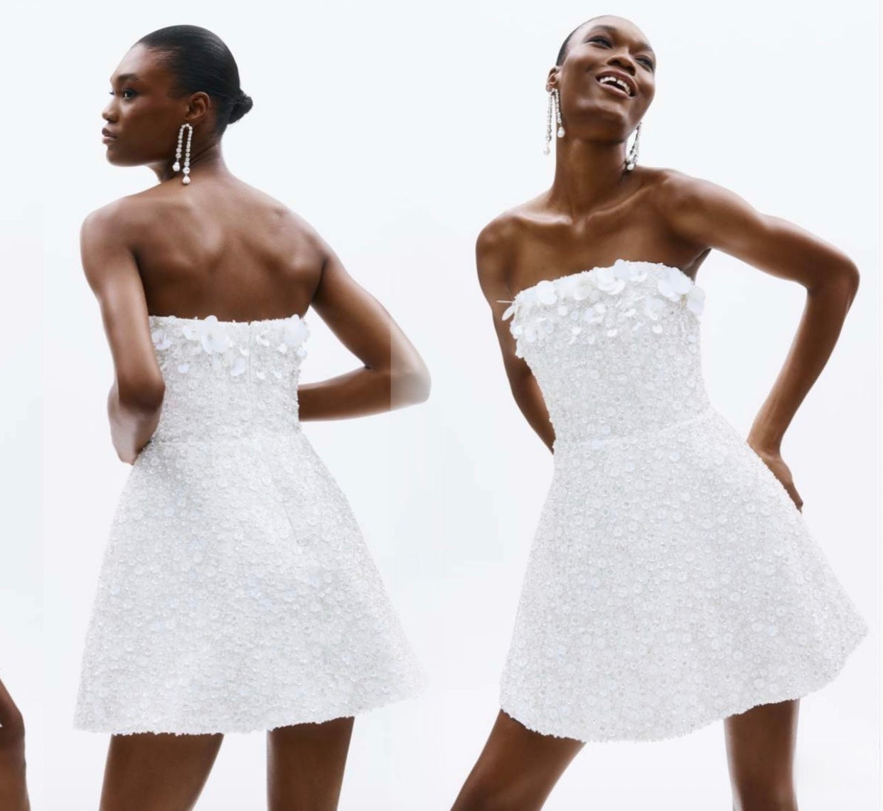 Abito Corto Con Bustier