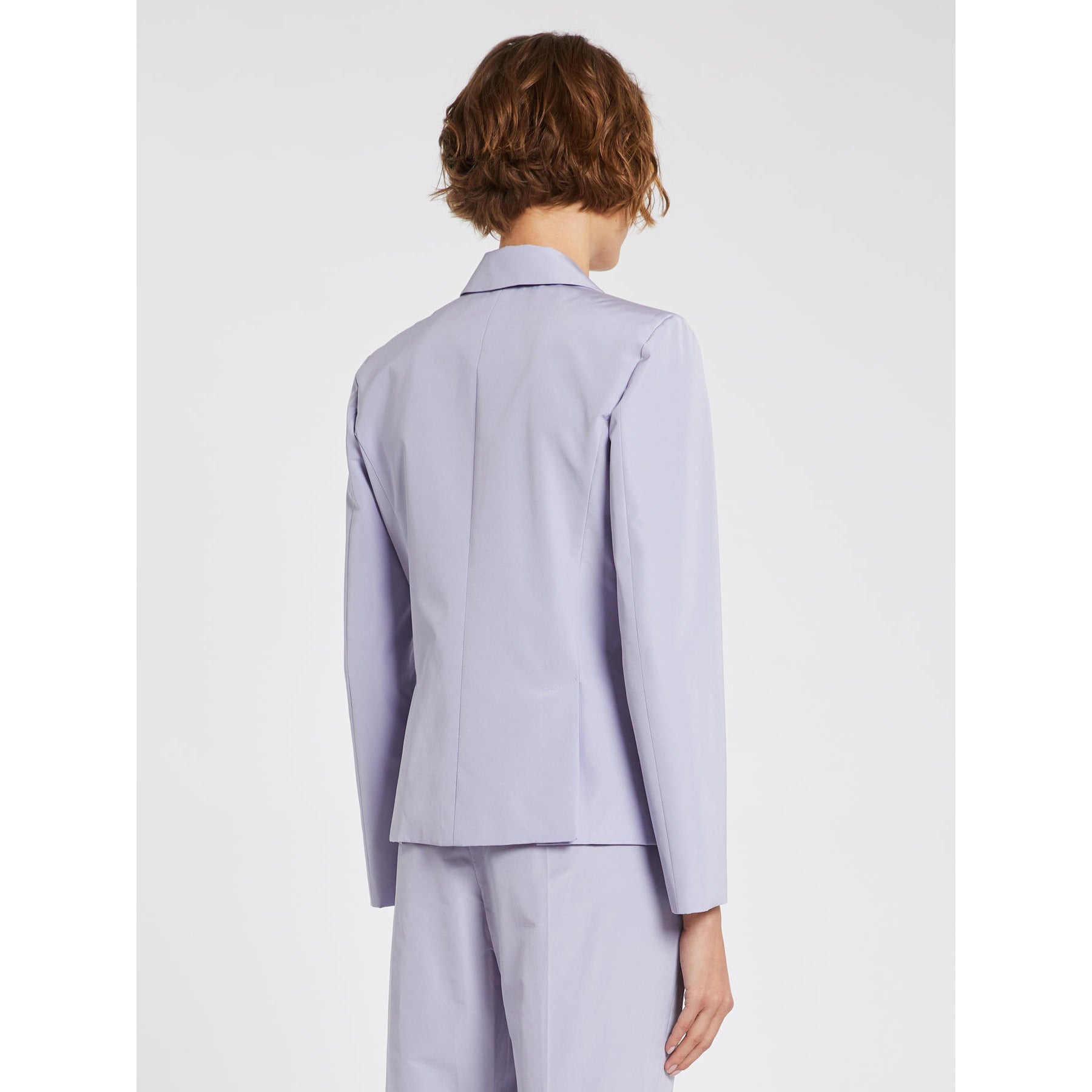 Blazer in Taffetà Misto Cotone