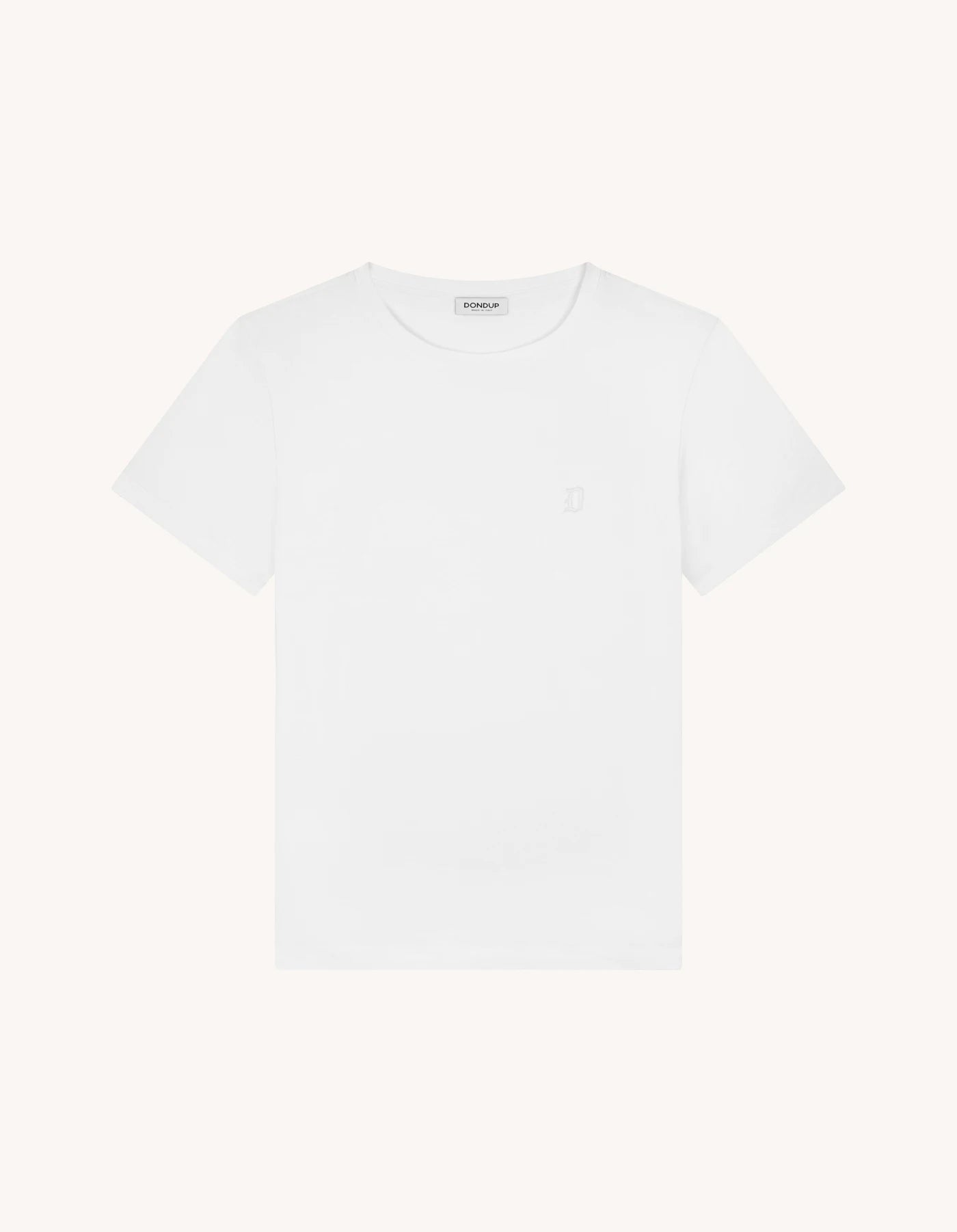 T-Shirt in Cotone con Logo Ricamato