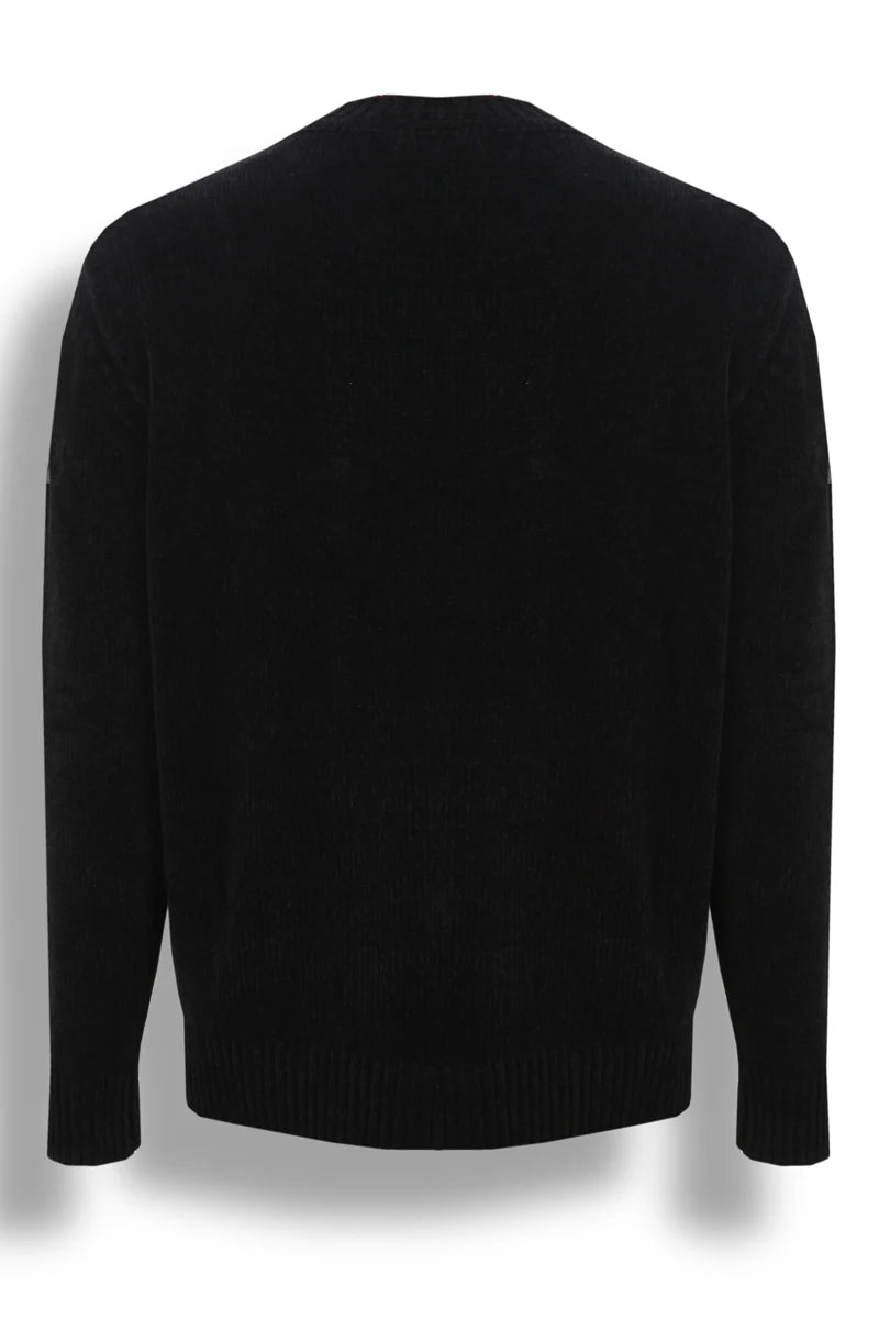 Maglione Girocollo In Ciniglia