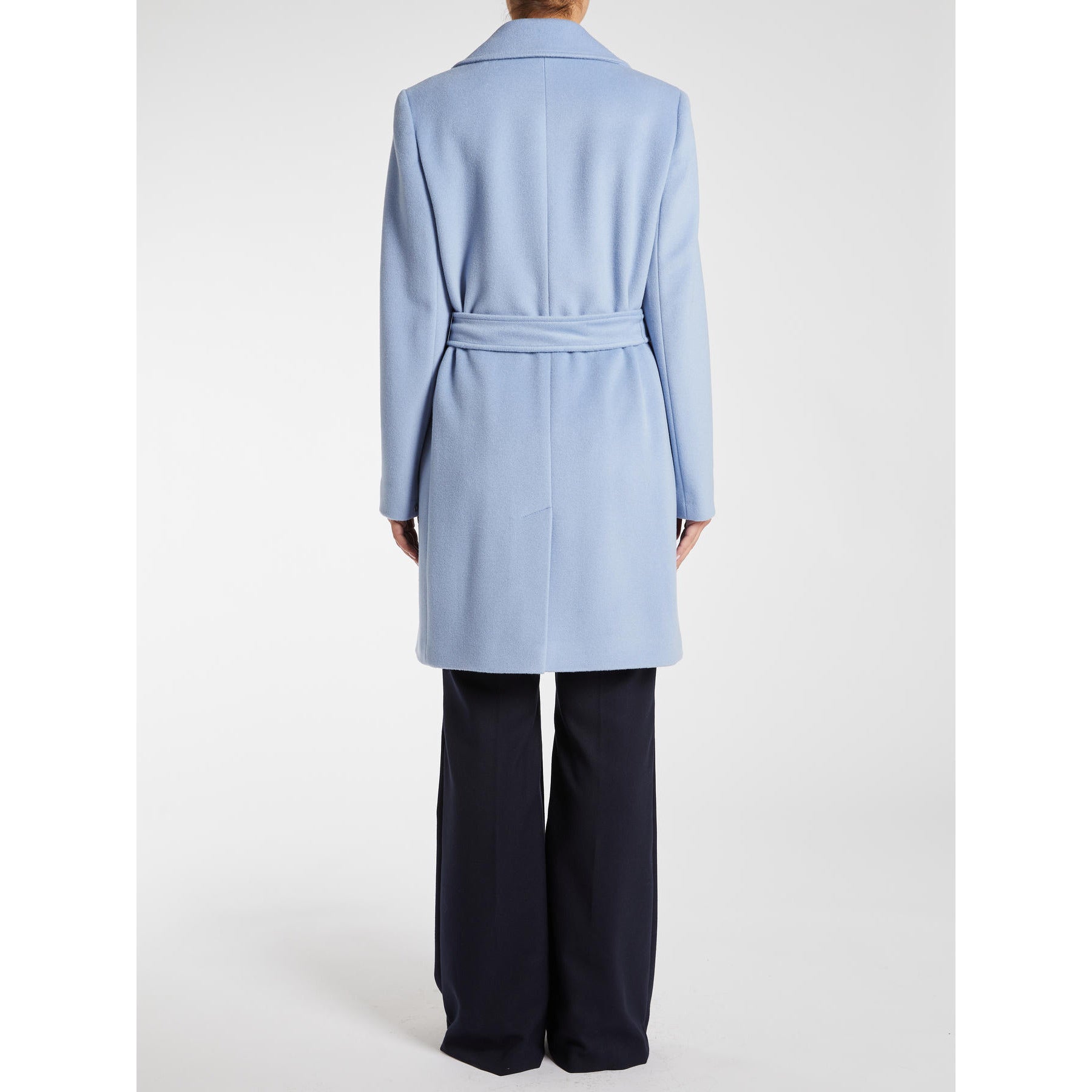 Cappotto Corto Con Cintura