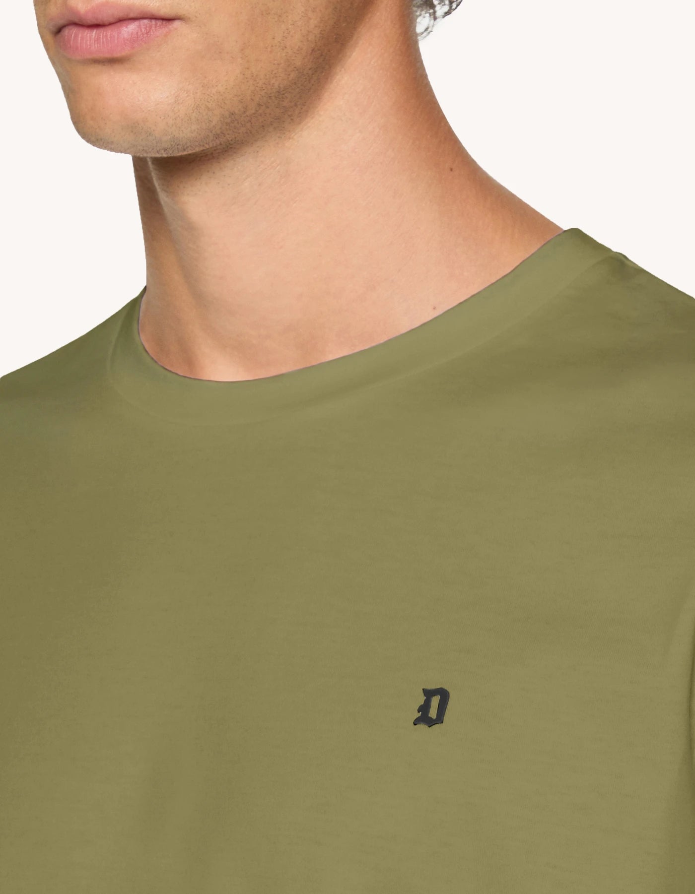 T-Shirt Girocollo in Cotone