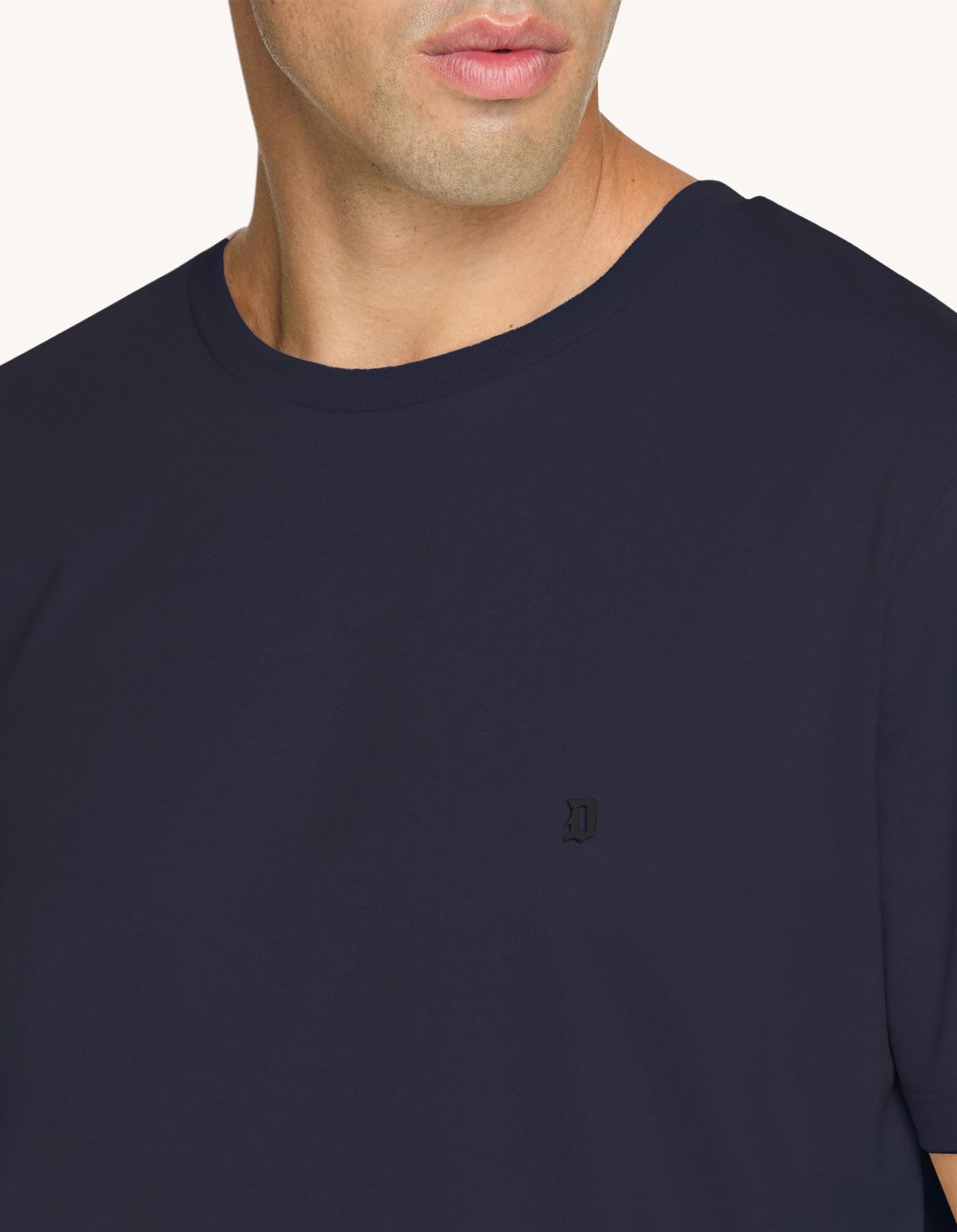 T-Shirt Girocollo in Cotone
