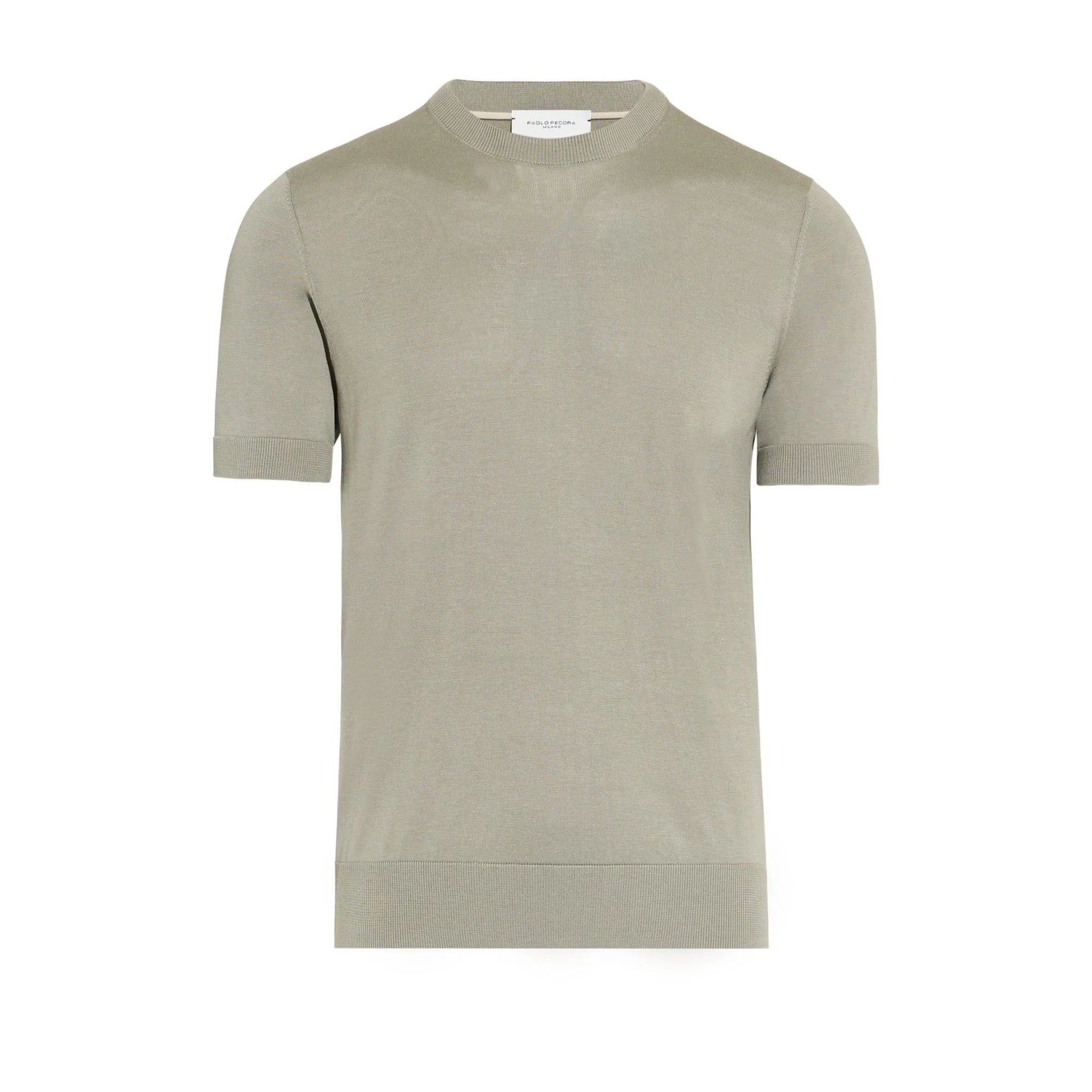 Maglia Girocollo in Seta e Cotone