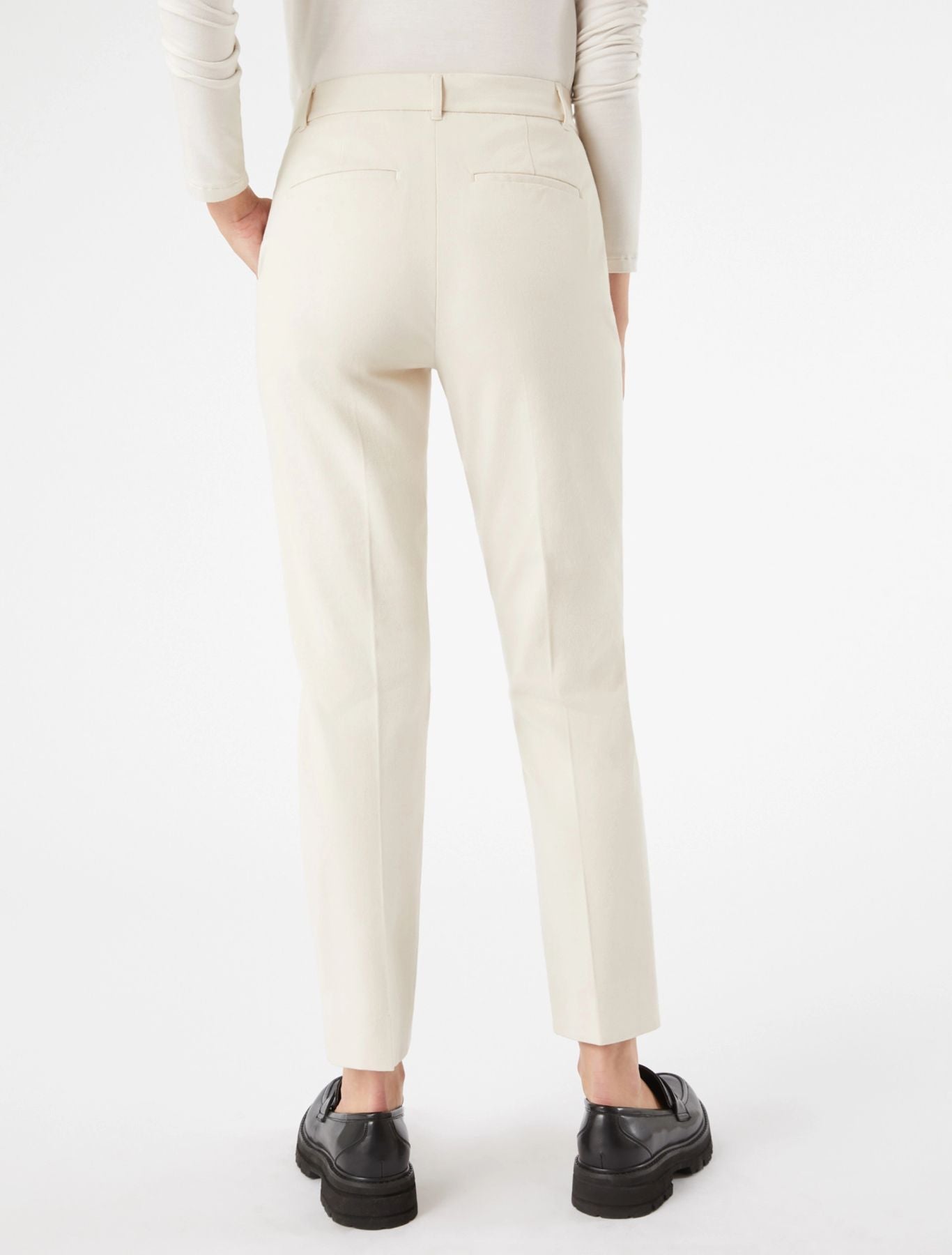 Pantaloni Slim Fit in Twill