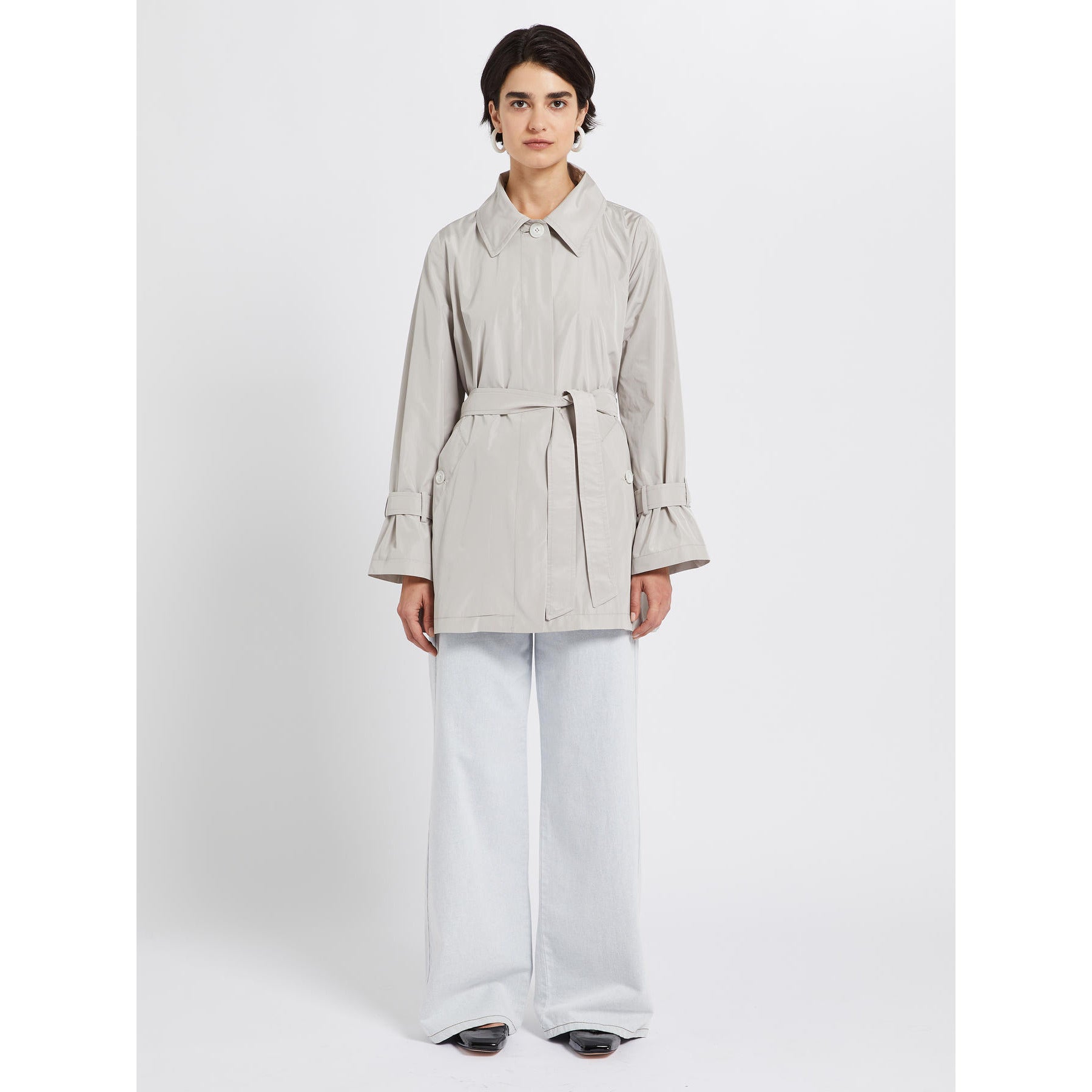 Trench in taffetà antigoccia