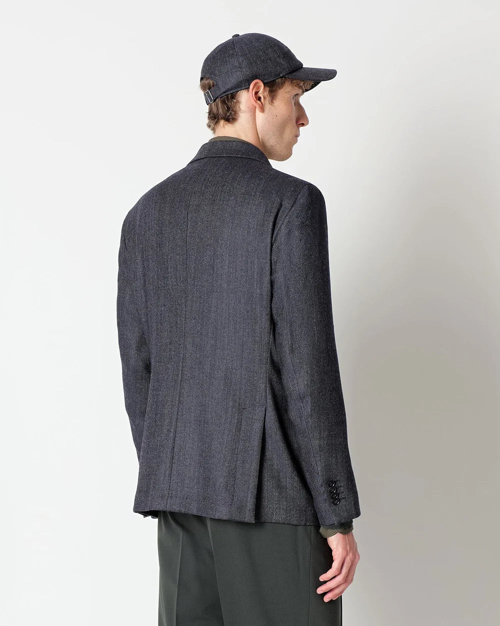 Giacca Twill Effetto Denim