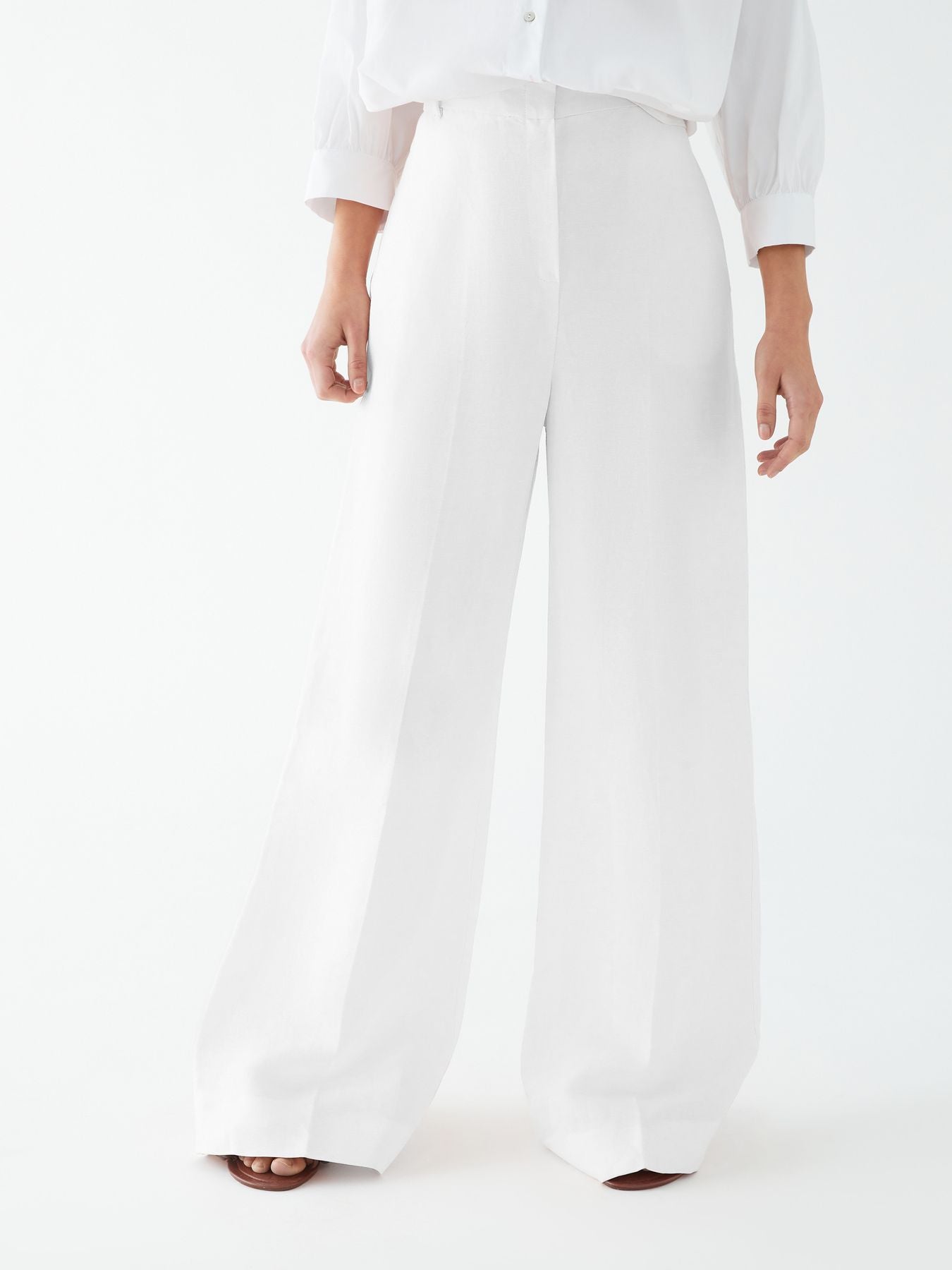 Pantaloni morbidi in lino