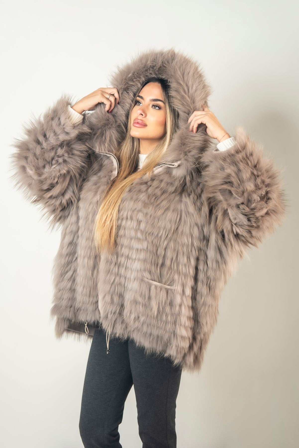 Pelliccia Reversibile Volpe-Lana