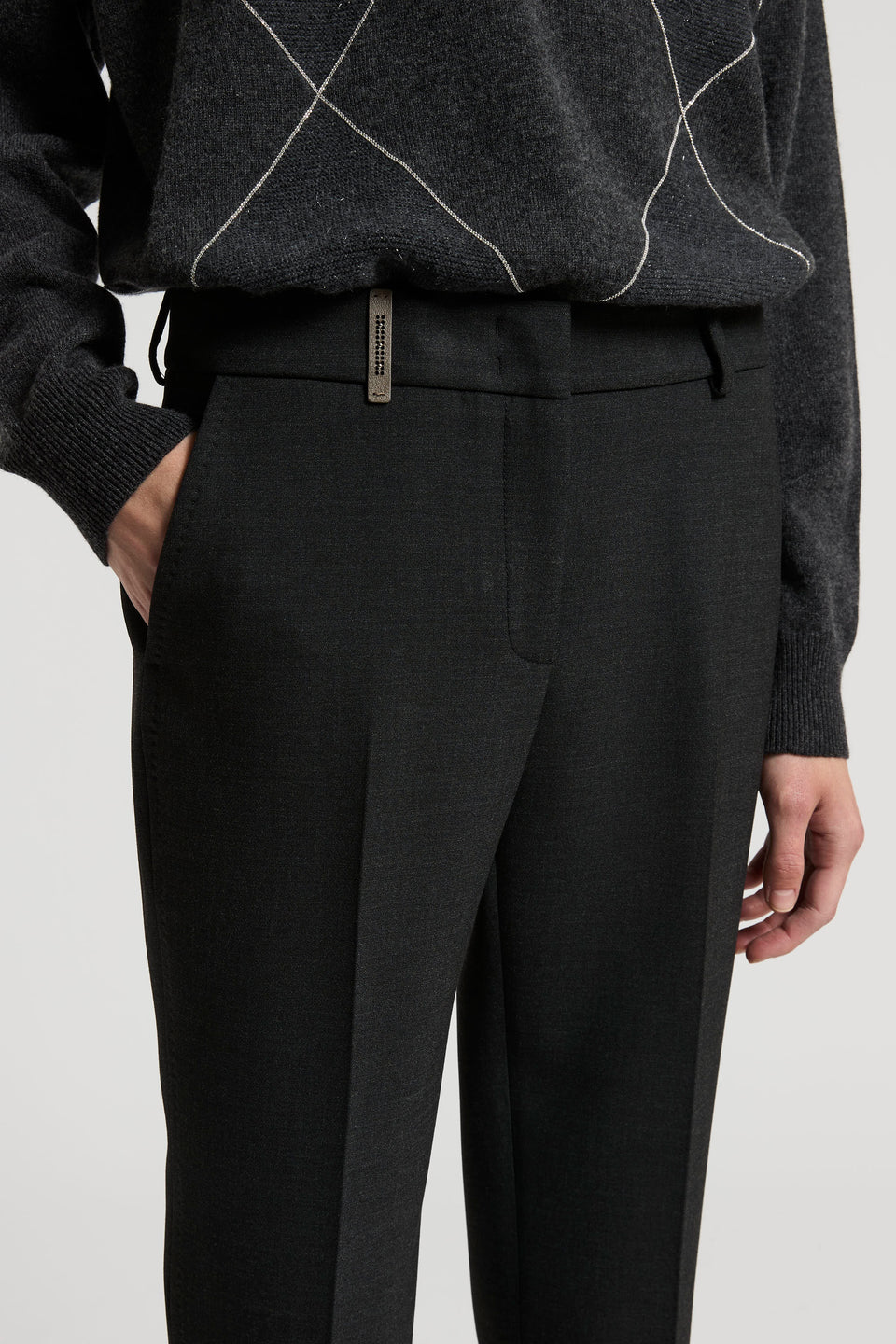 Pantalone in tela tecnica double