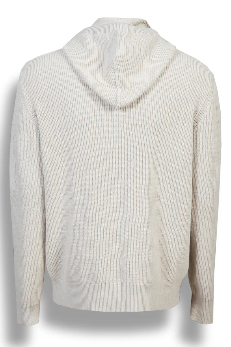 Felpa In Maglia A Coste