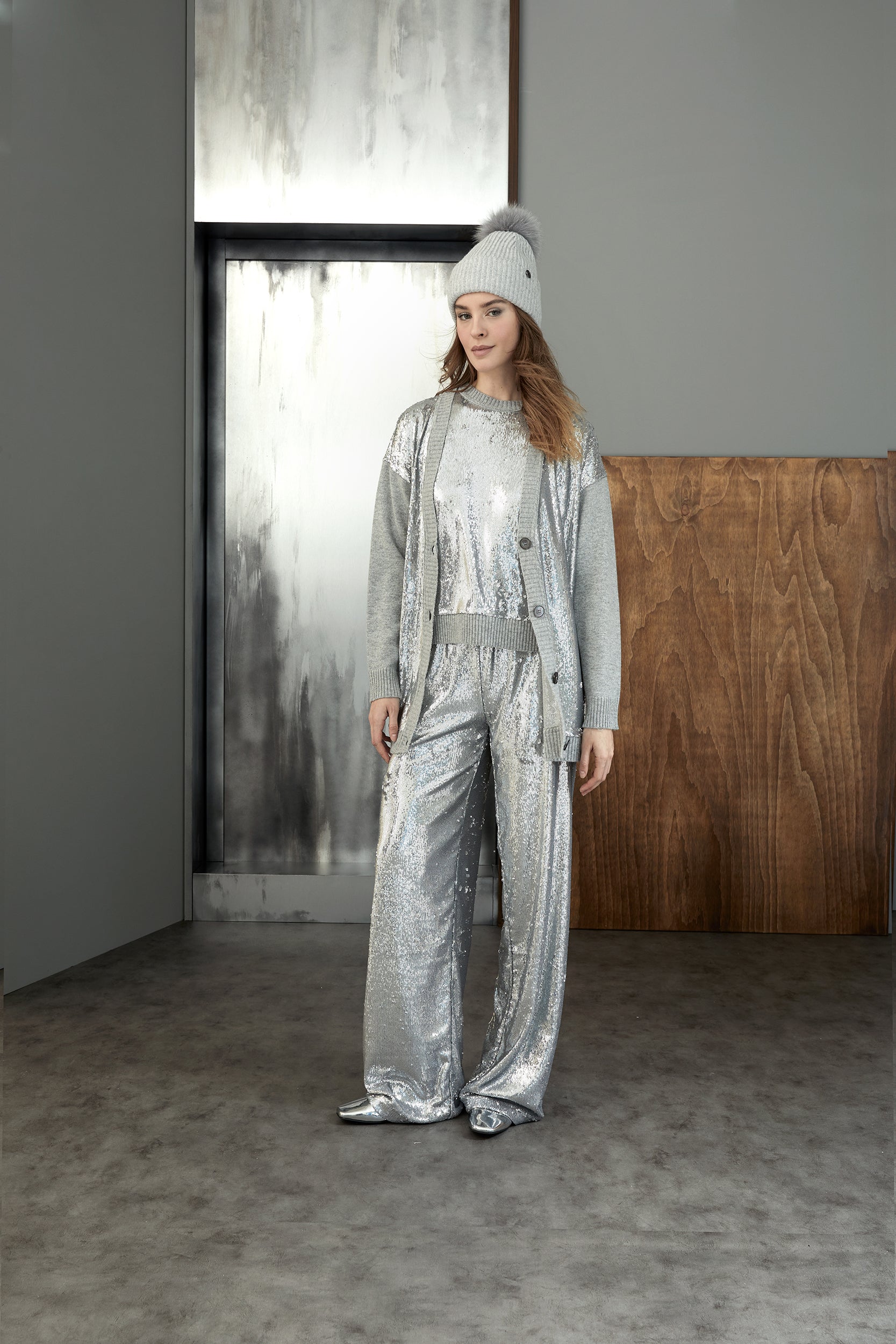 Canotta in Paillettes