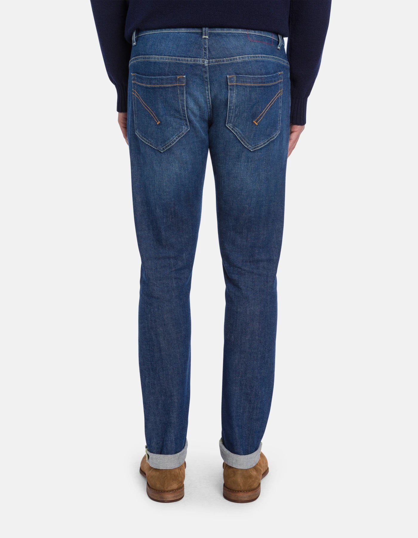 Jeans George in Denim Stretch Fondo 17cm DON DUP