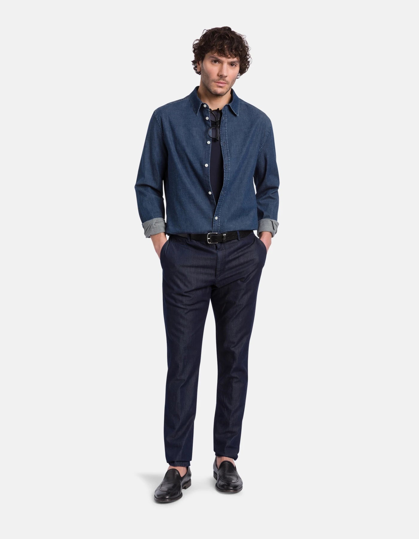 Pantaloni DON DUP Joe Carrot in Denim Fisso conFondo 17,5 cm