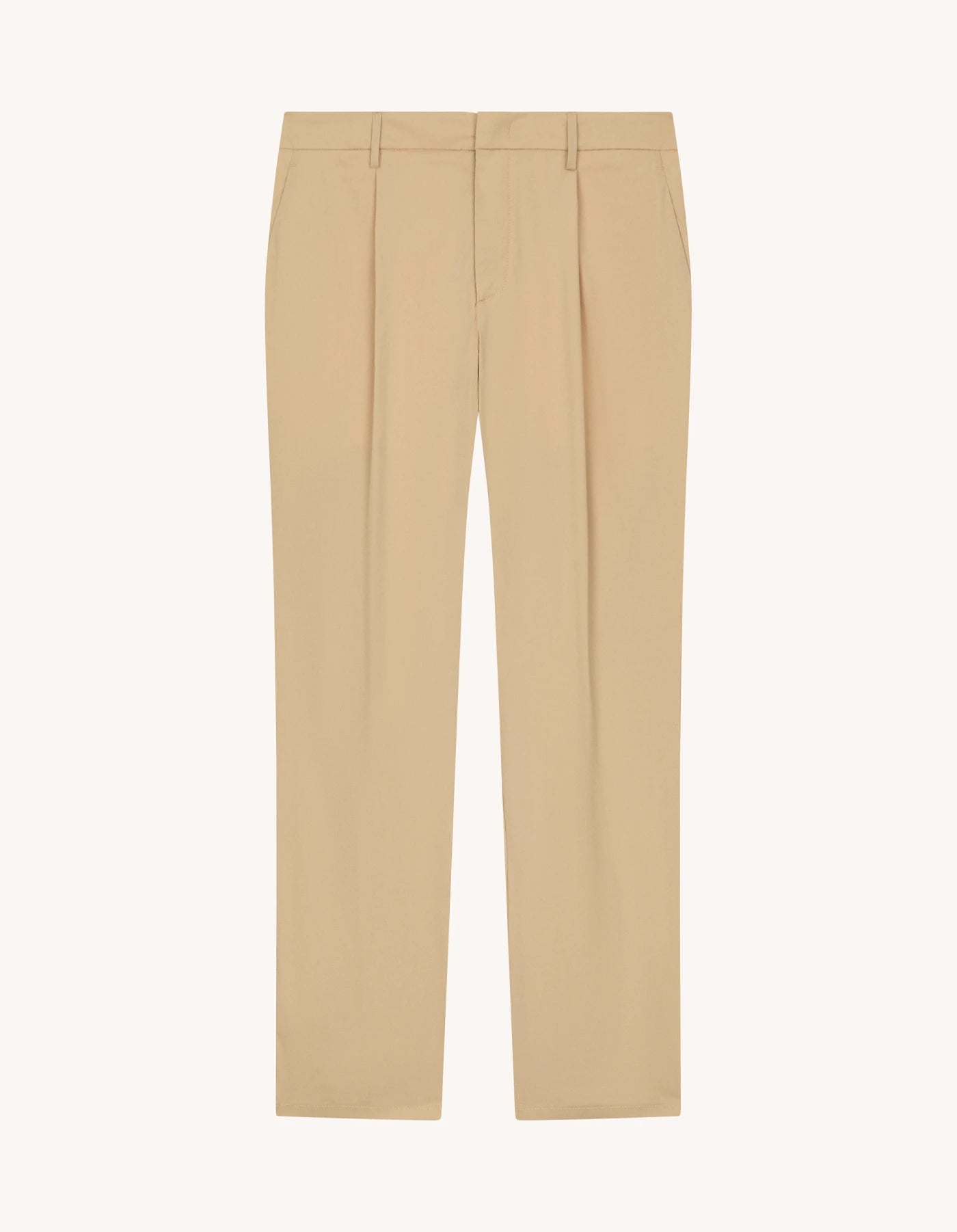 Pantalone con Pinces in Popeline