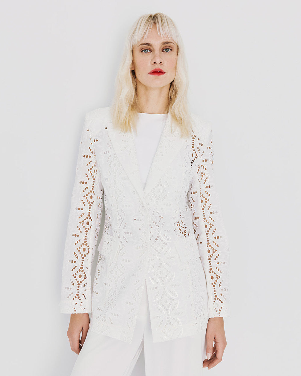 Blazer in Pizzo con Paillettes