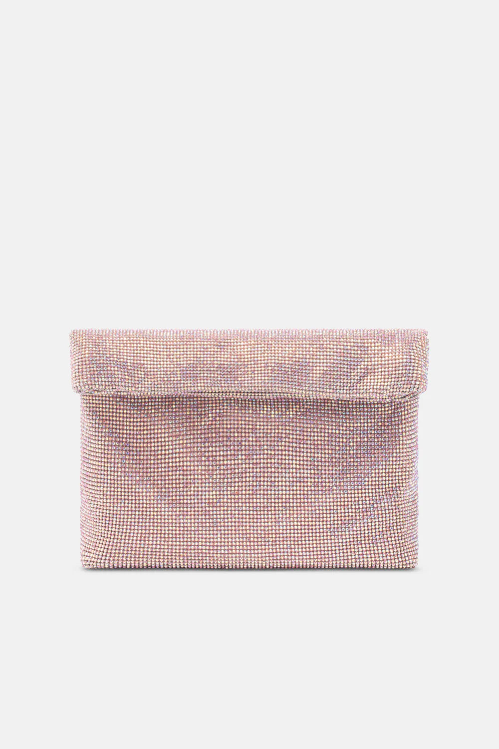 Borsa-Clutch Strass Con Chiusura Calamitata