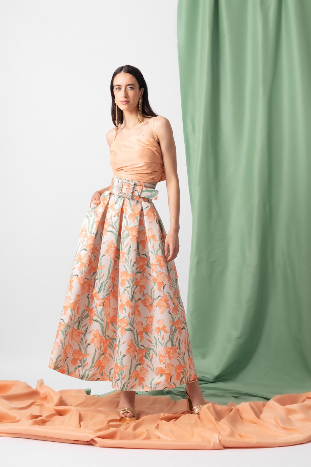 Gonna scivolata fantasia Giada Curti