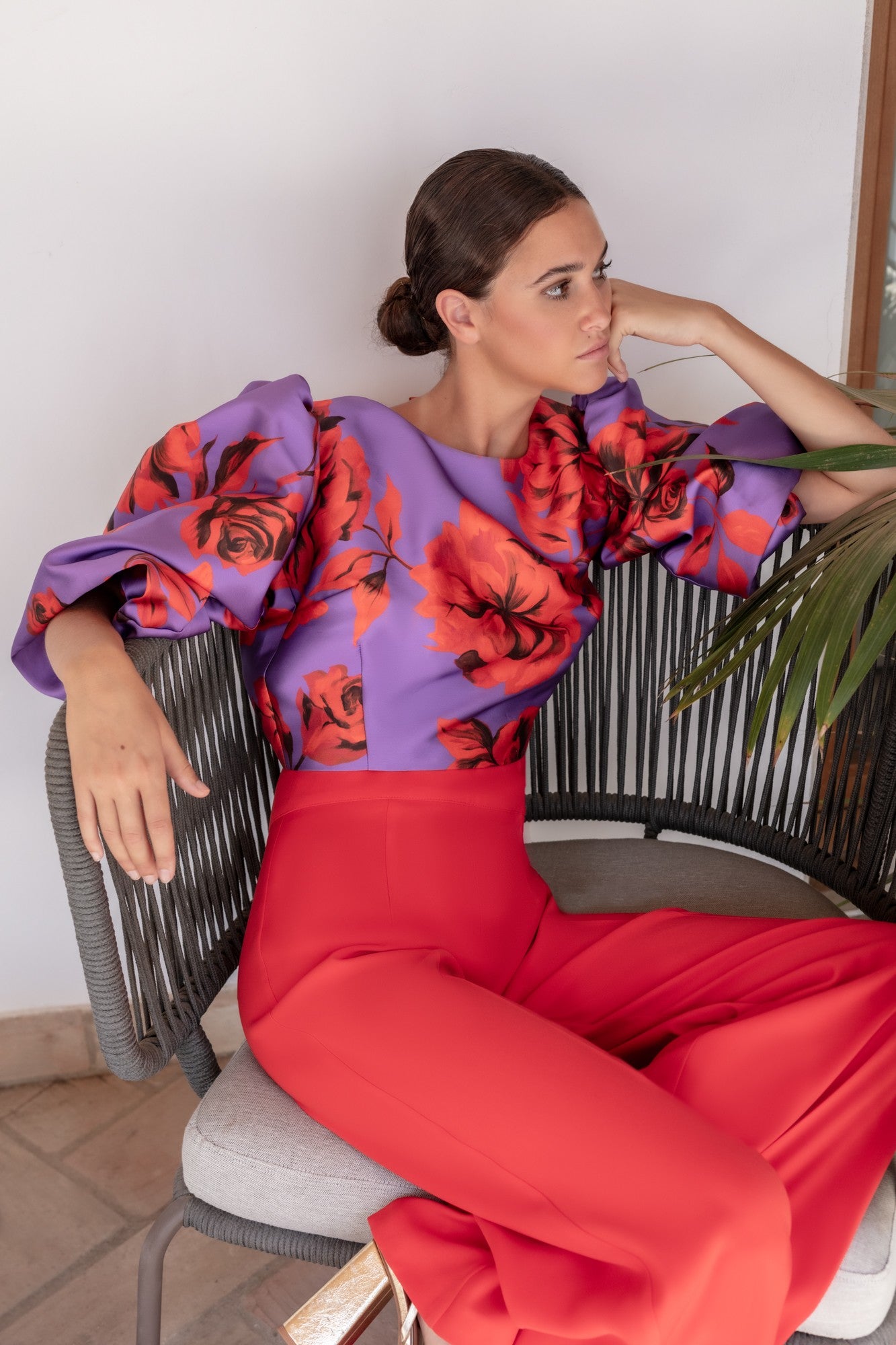 Blusa Fantasia con Pantalone Morbido