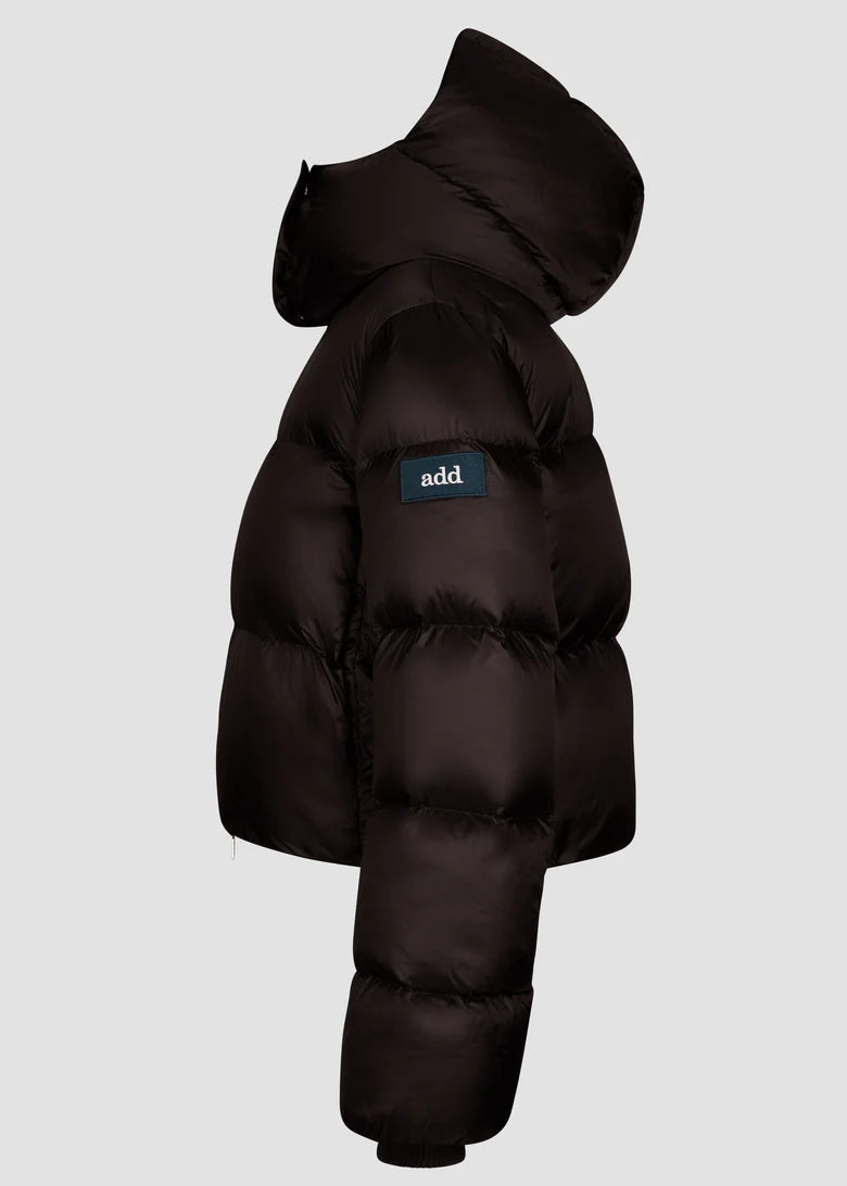 Bomber in Nylon con Cappuccio Staccabile