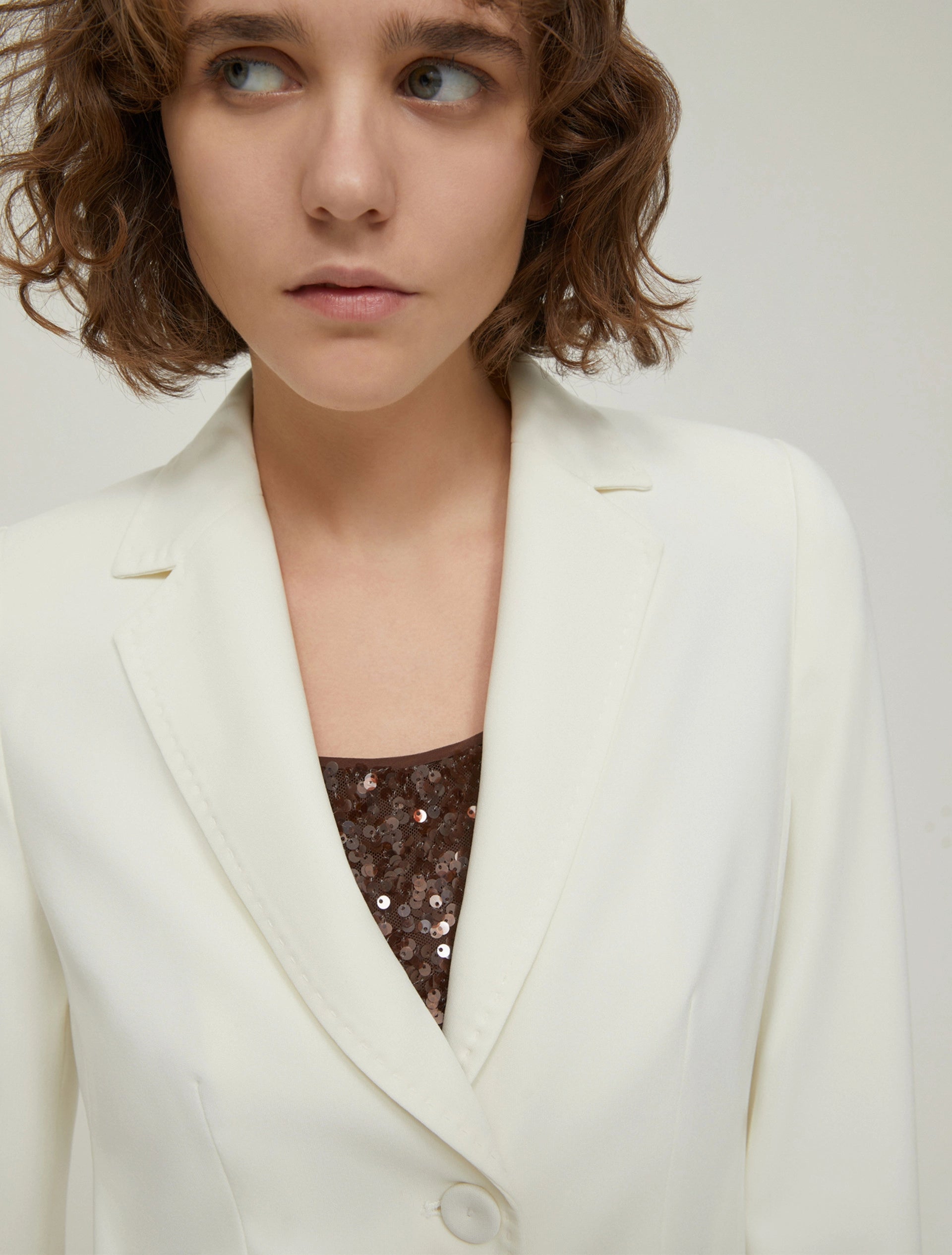 Blazer monopetto in cady