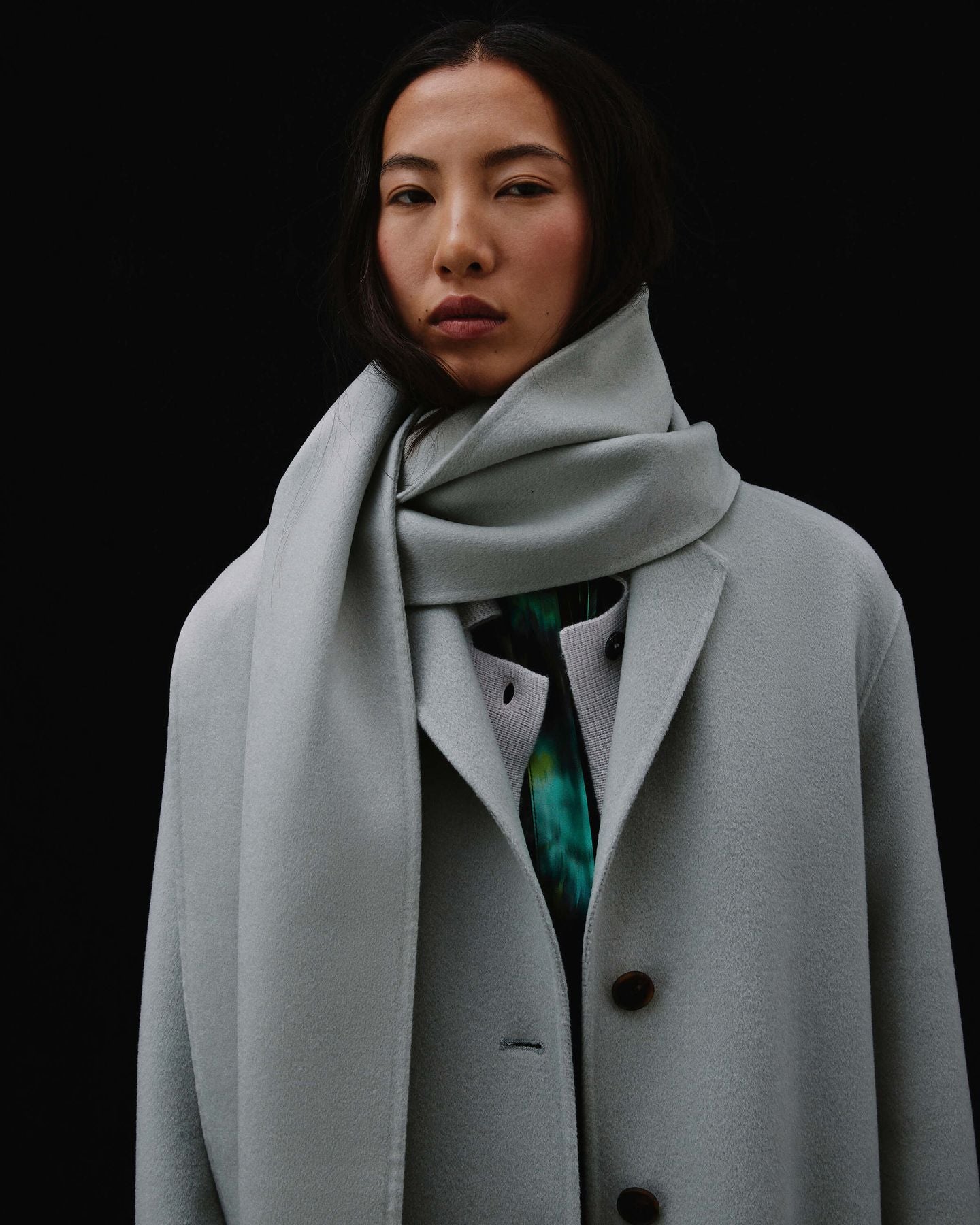 CAPPOTTO DOUBLE IN MISTO CACHEMIRE