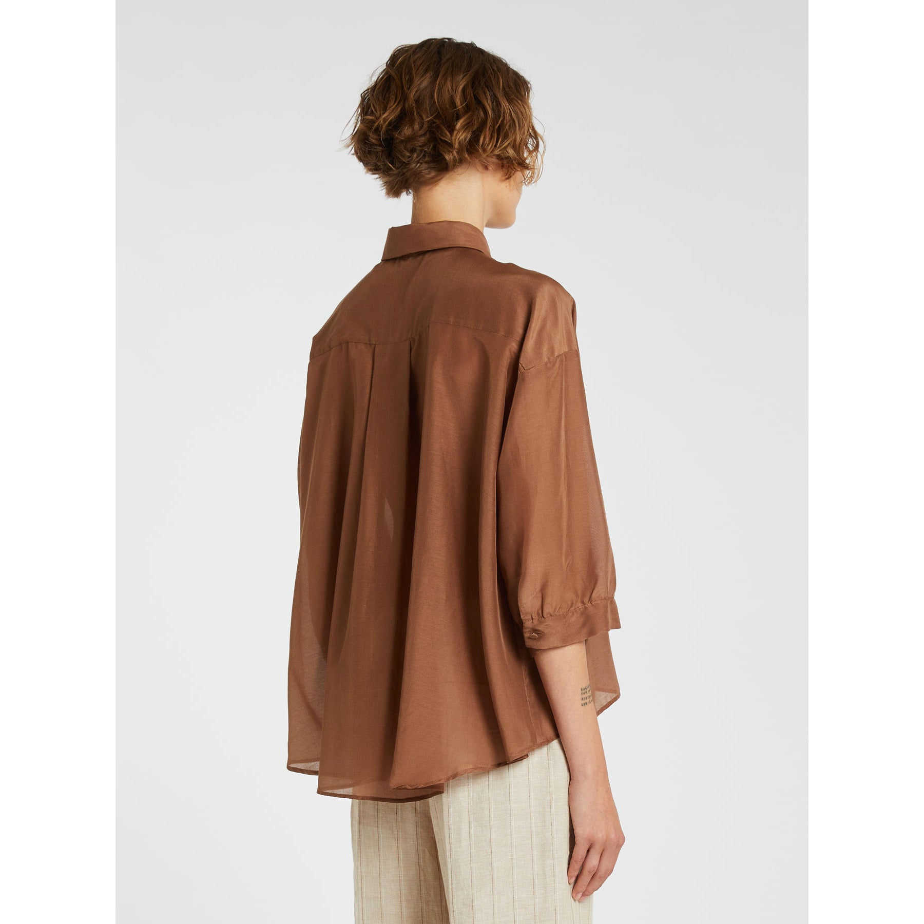 Camicia in Misto Seta
