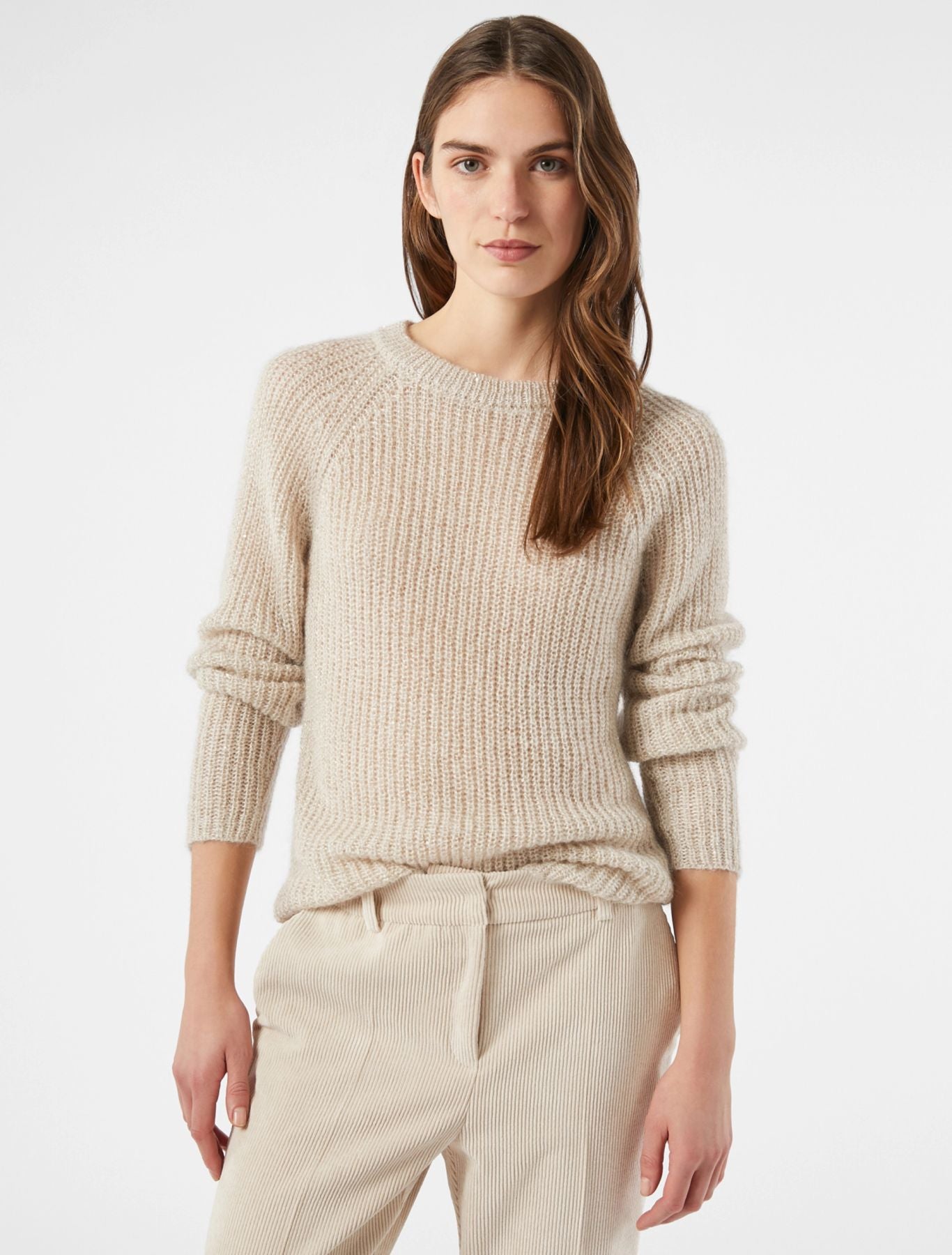 Maglia Con Micro Paillettes