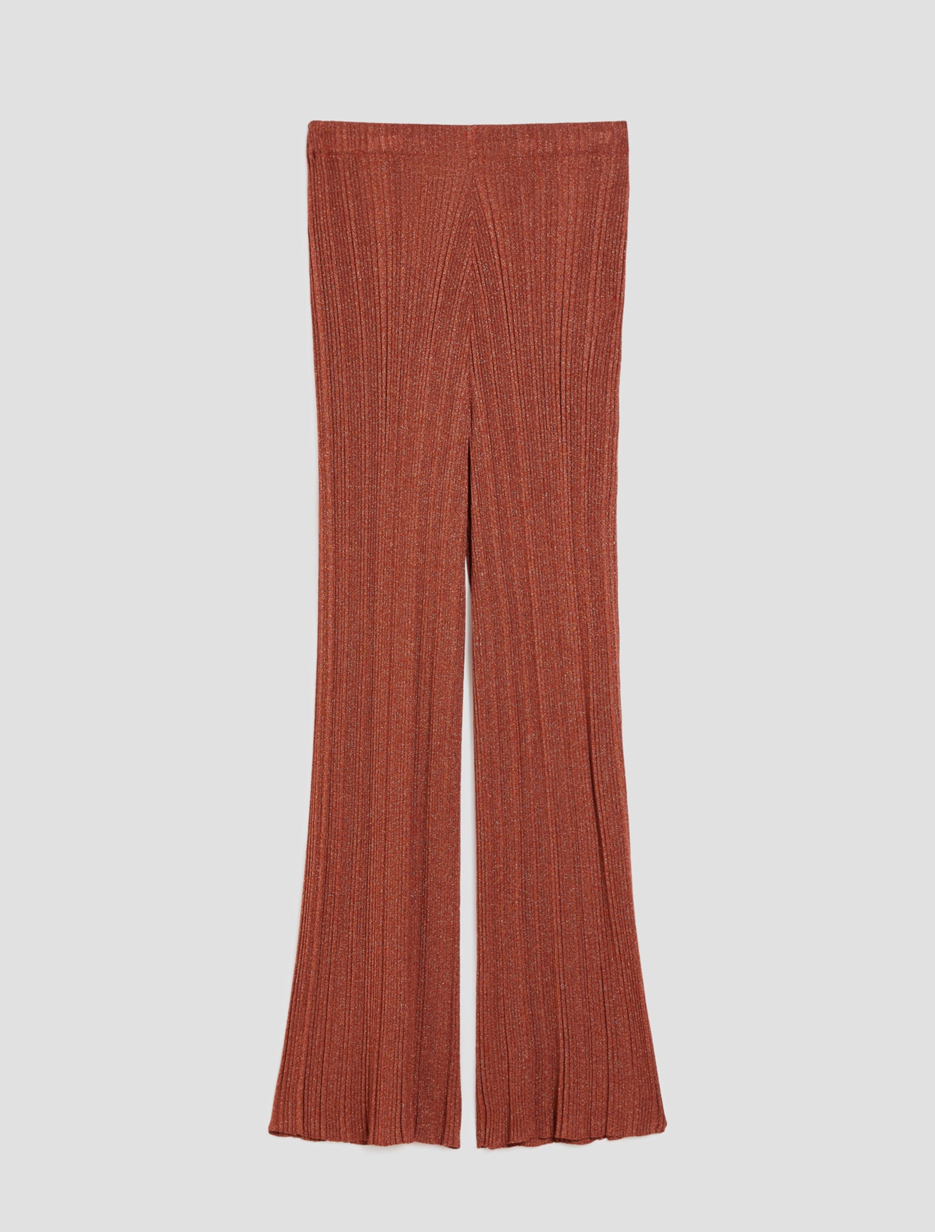 Pantaloni In Maglia Lamé