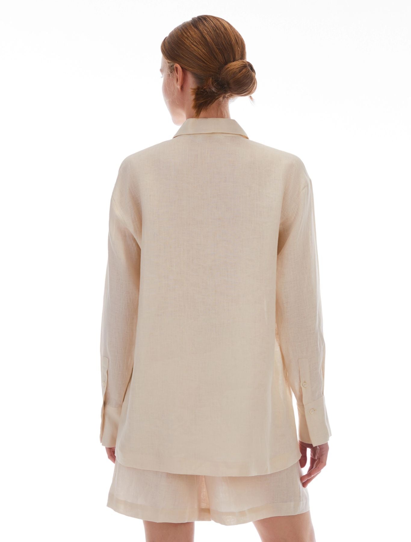 Camicia oversize in puro lino