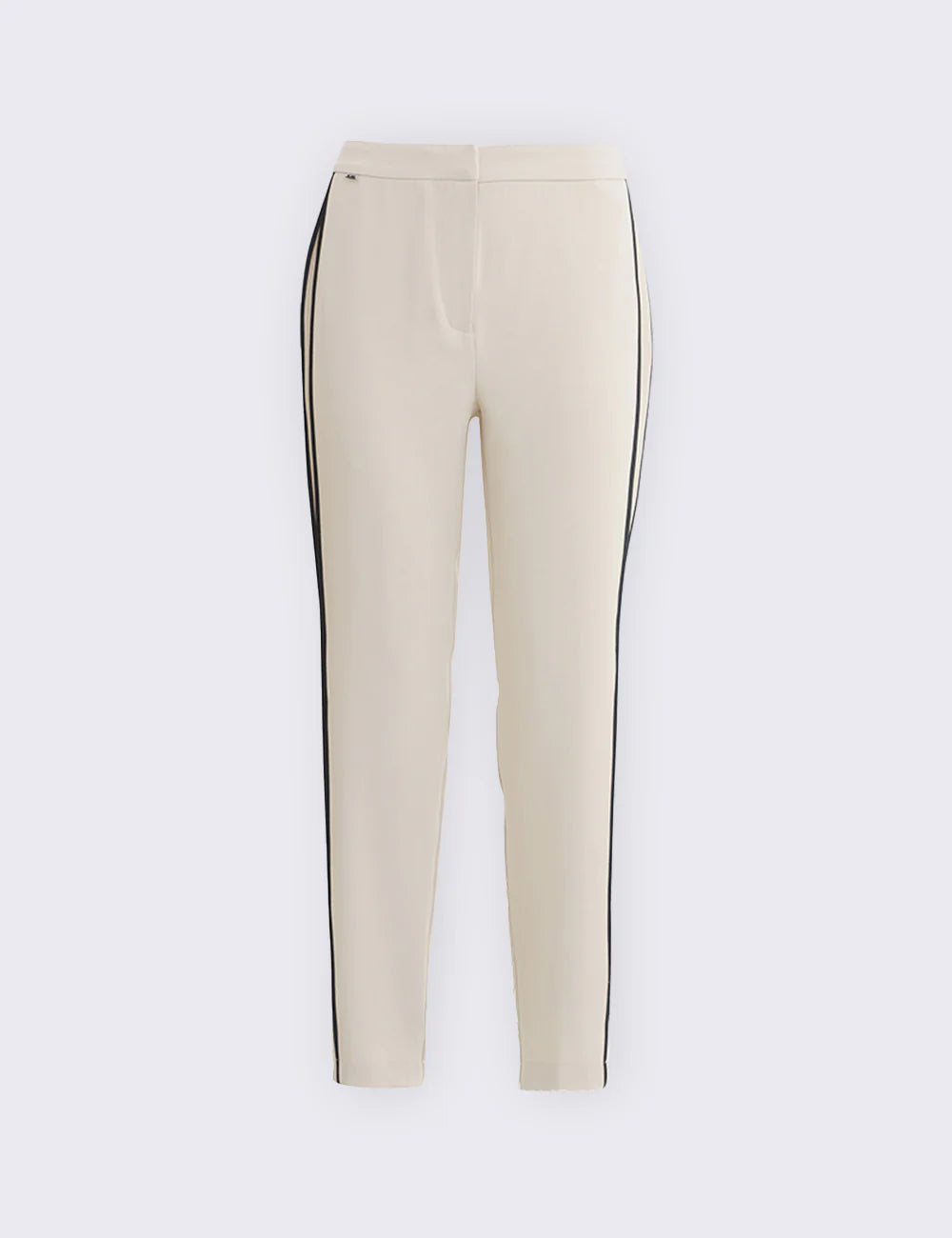 Pantalone A Sigaretta Con Profilo A Contrasto