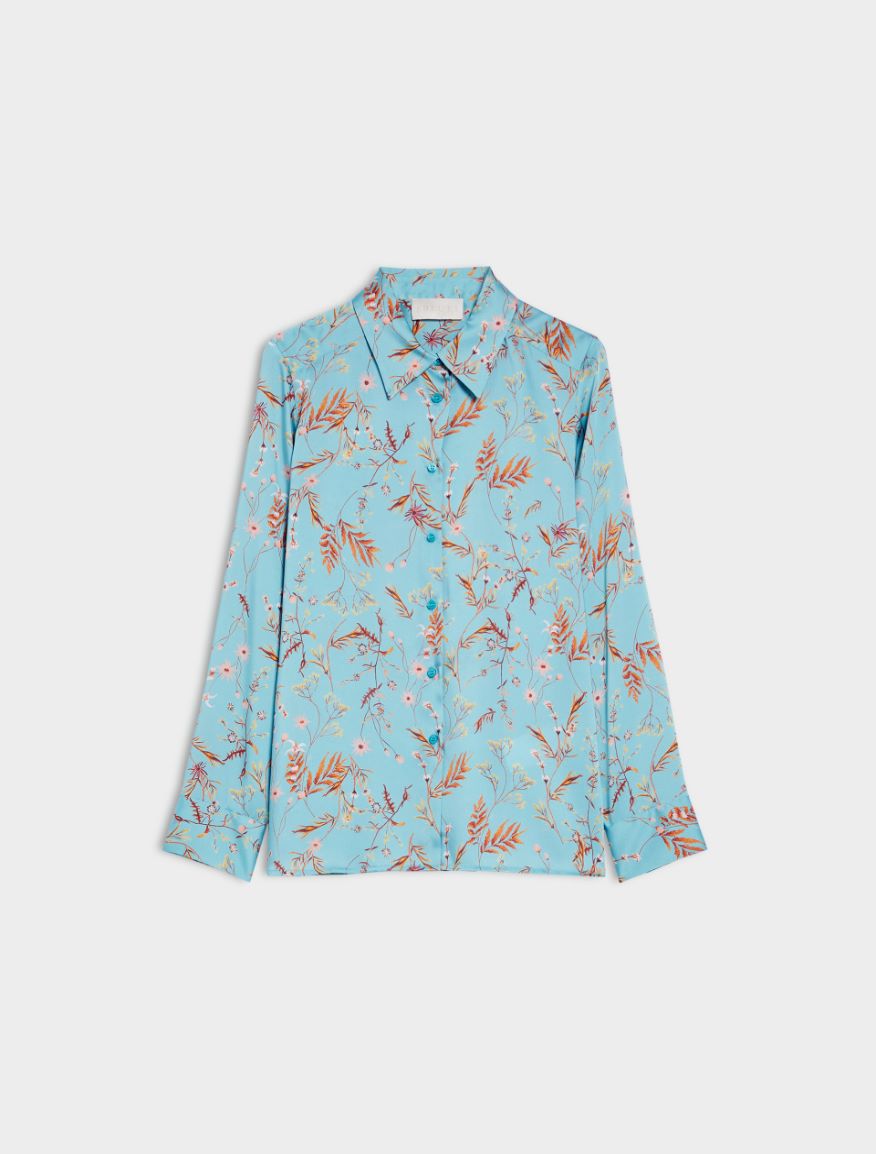 Camicia scivolata fantasia