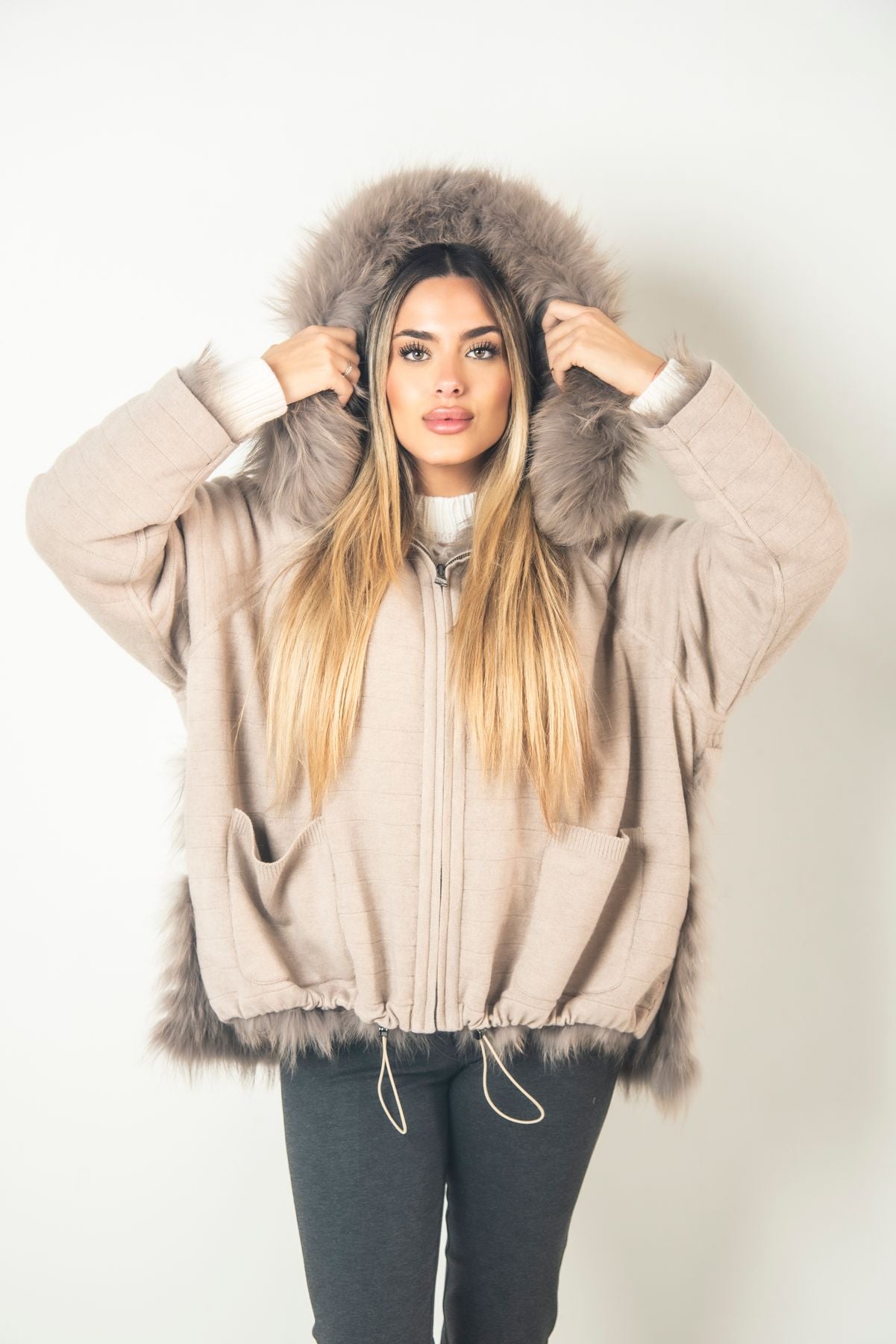 Pelliccia Reversibile Volpe-Lana