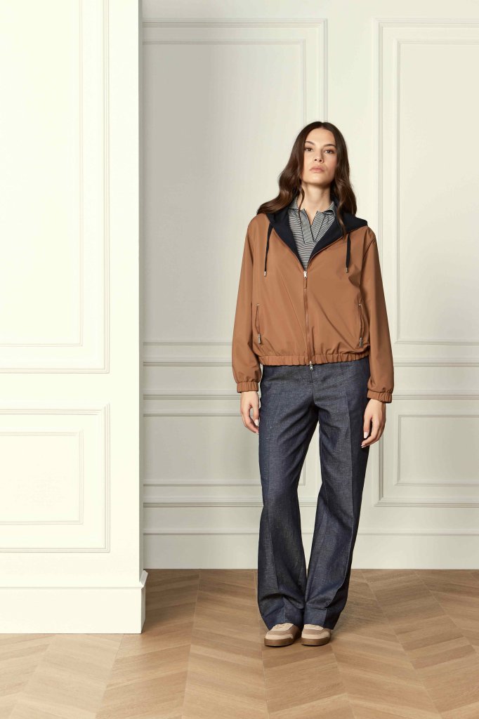 Giubbino Corto Reversibile Cotone e Nylon
