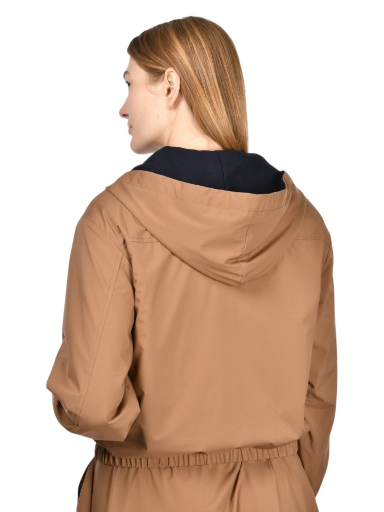 Giubbino Corto Reversibile Cotone e Nylon