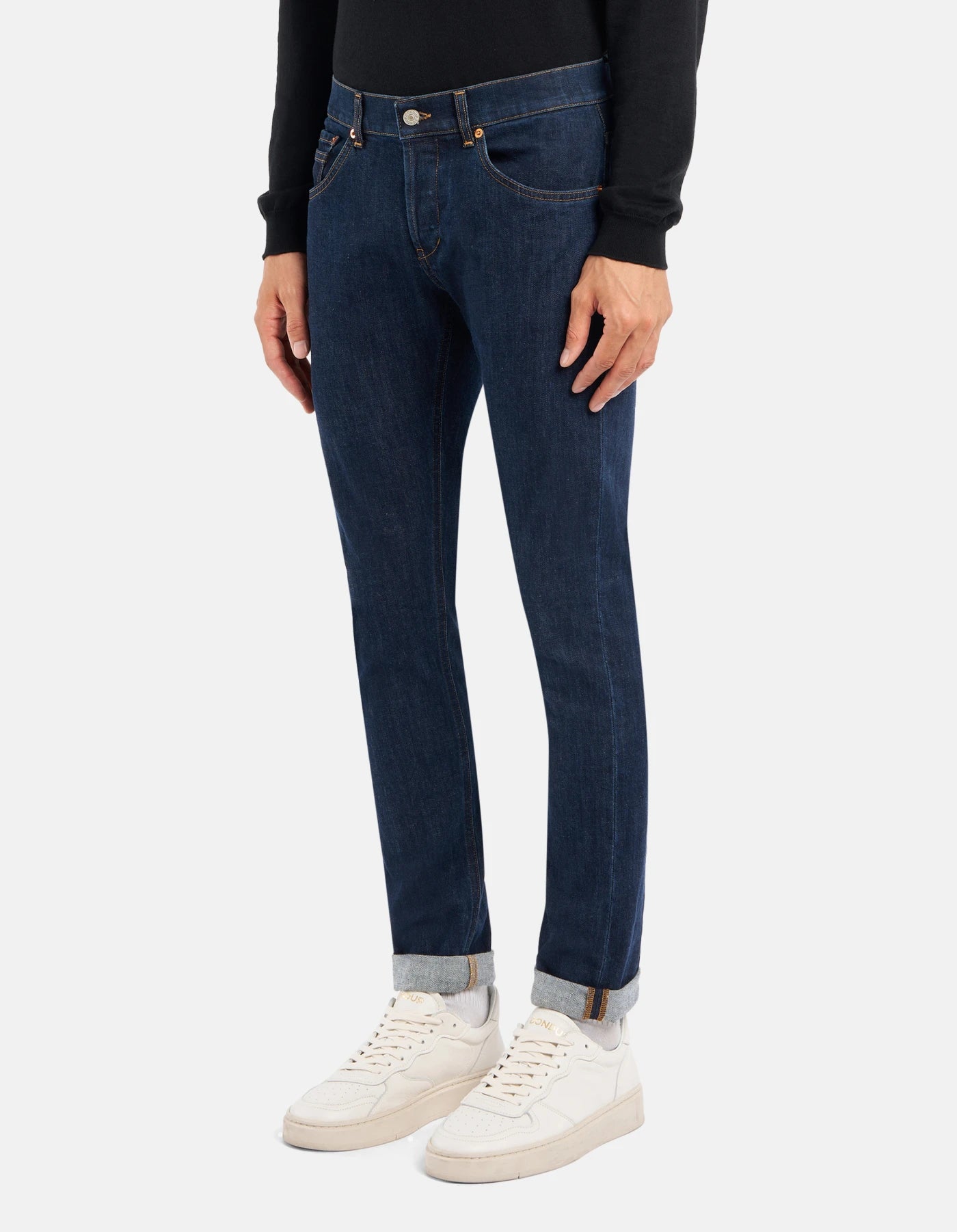 Jeans Icon Regular In Denim Stretch Don Dup