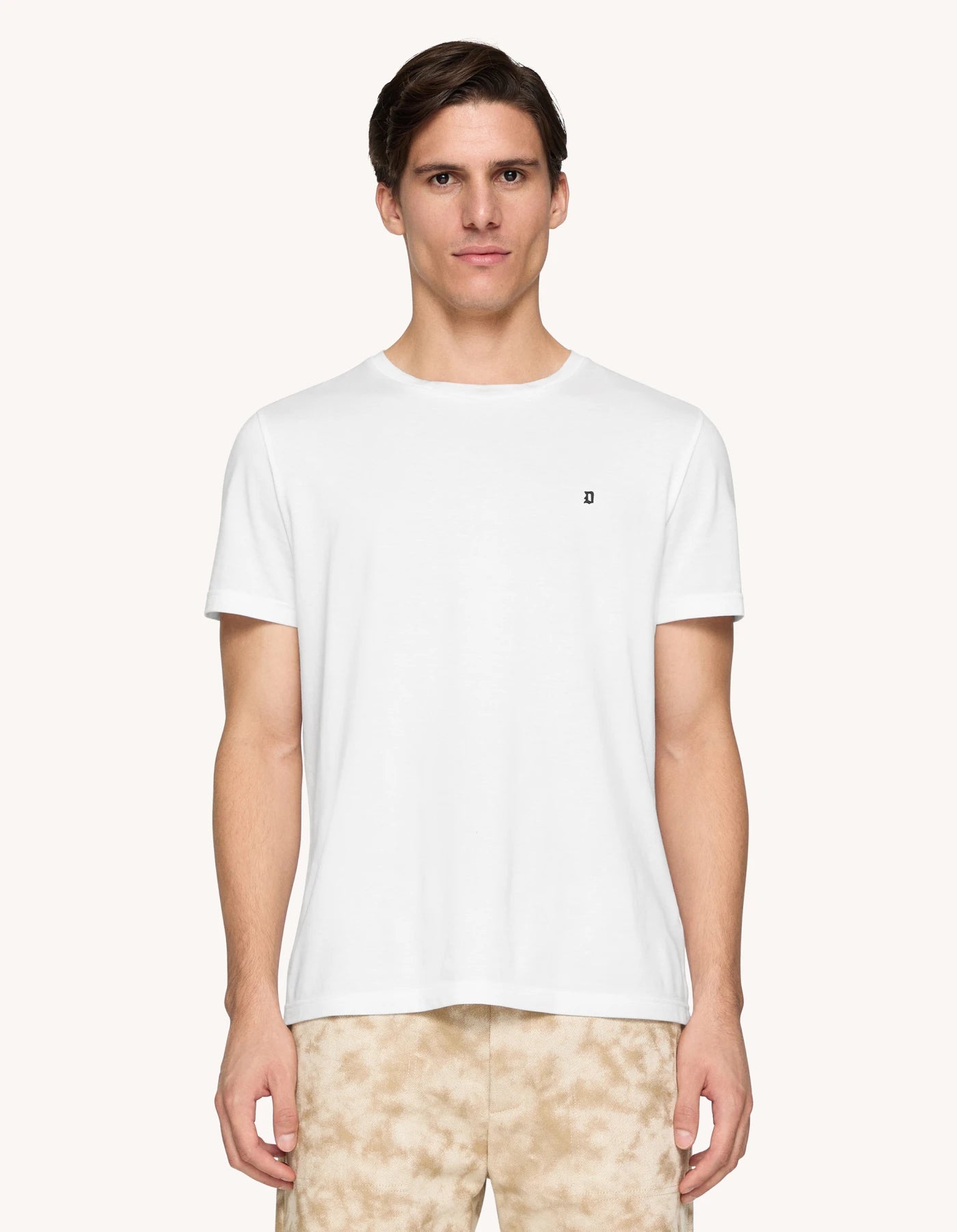 T-Shirt Girocollo in Cotone