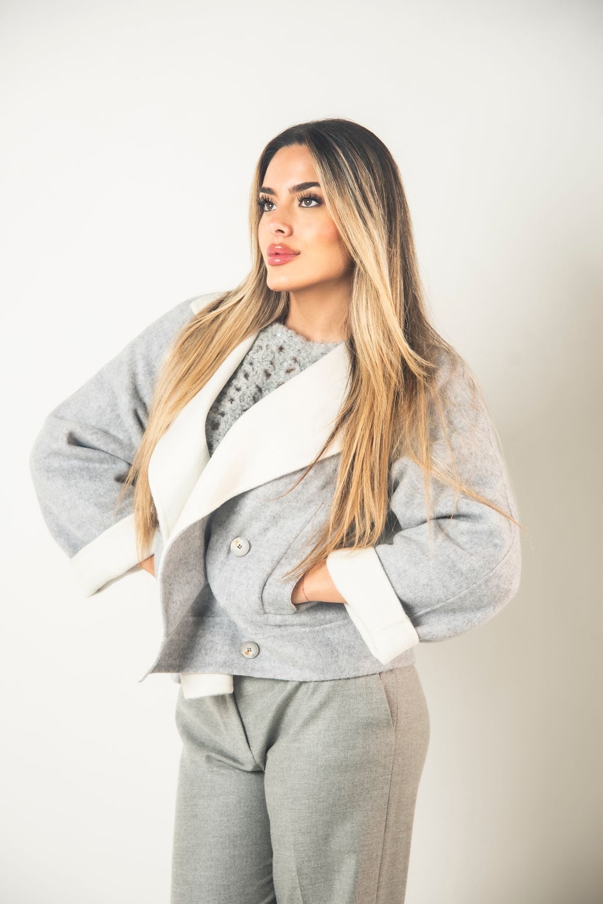 Cappotto Corto Doppiopetto