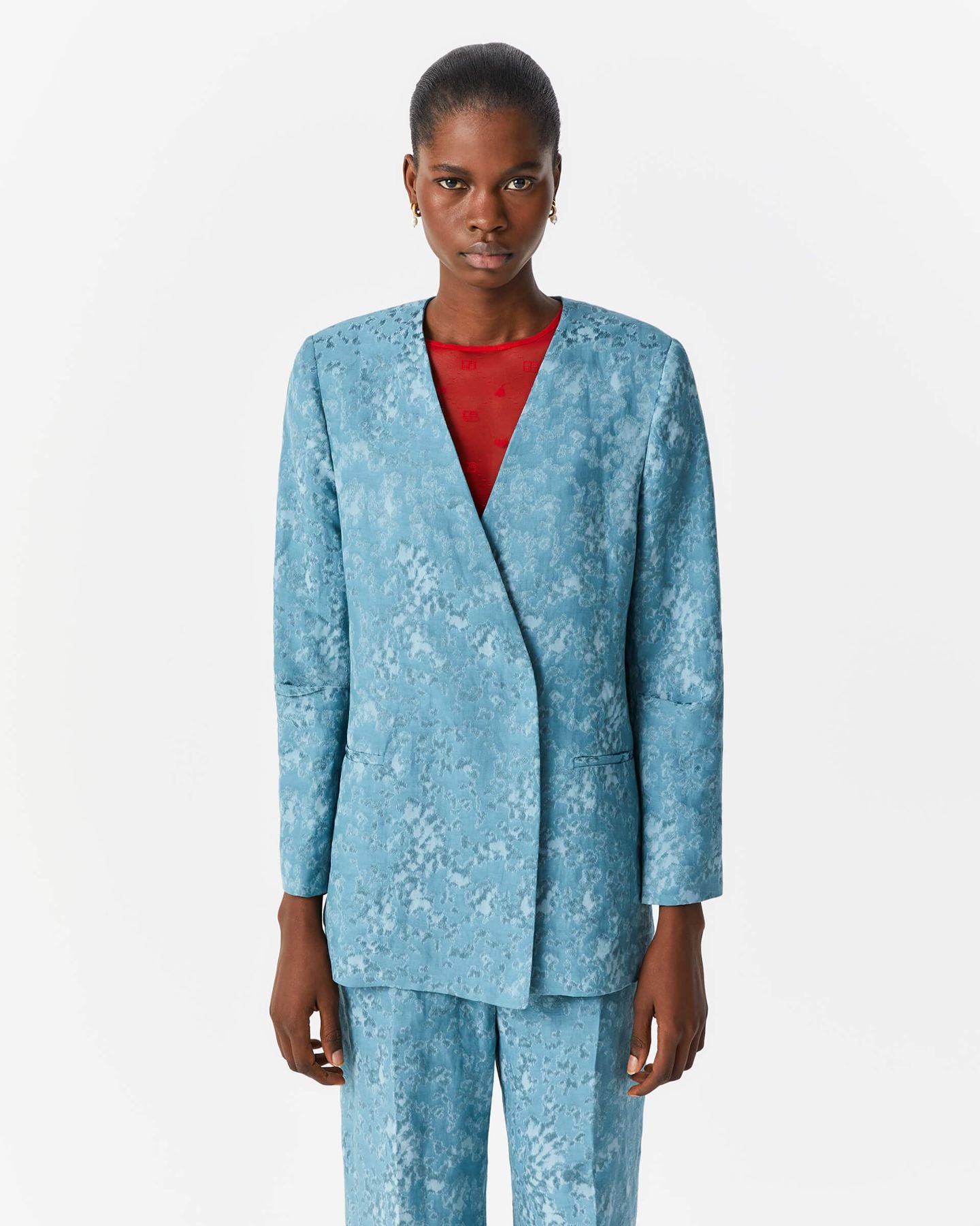 GIACCA IN RASO JACQUARD