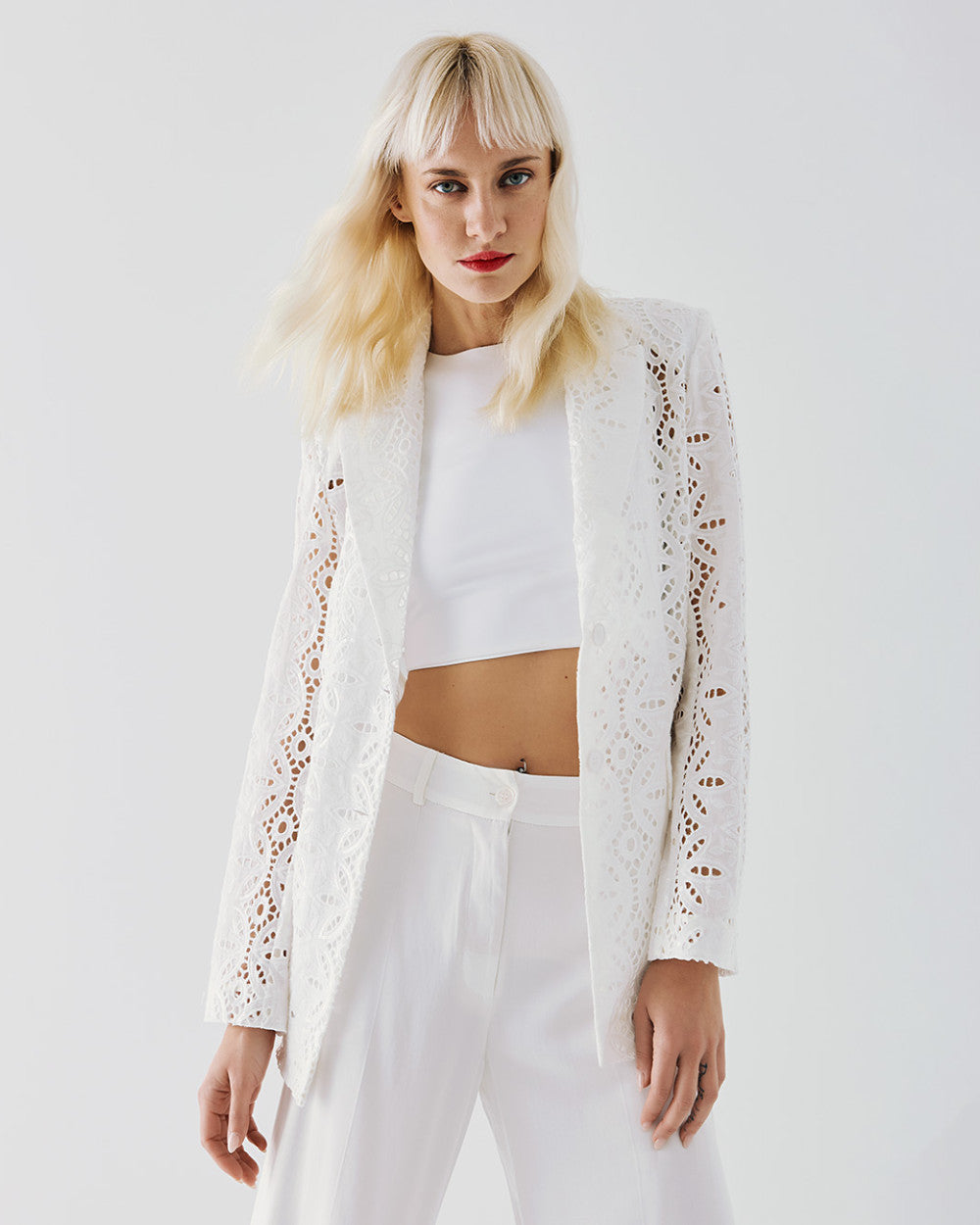 Blazer in Pizzo con Paillettes